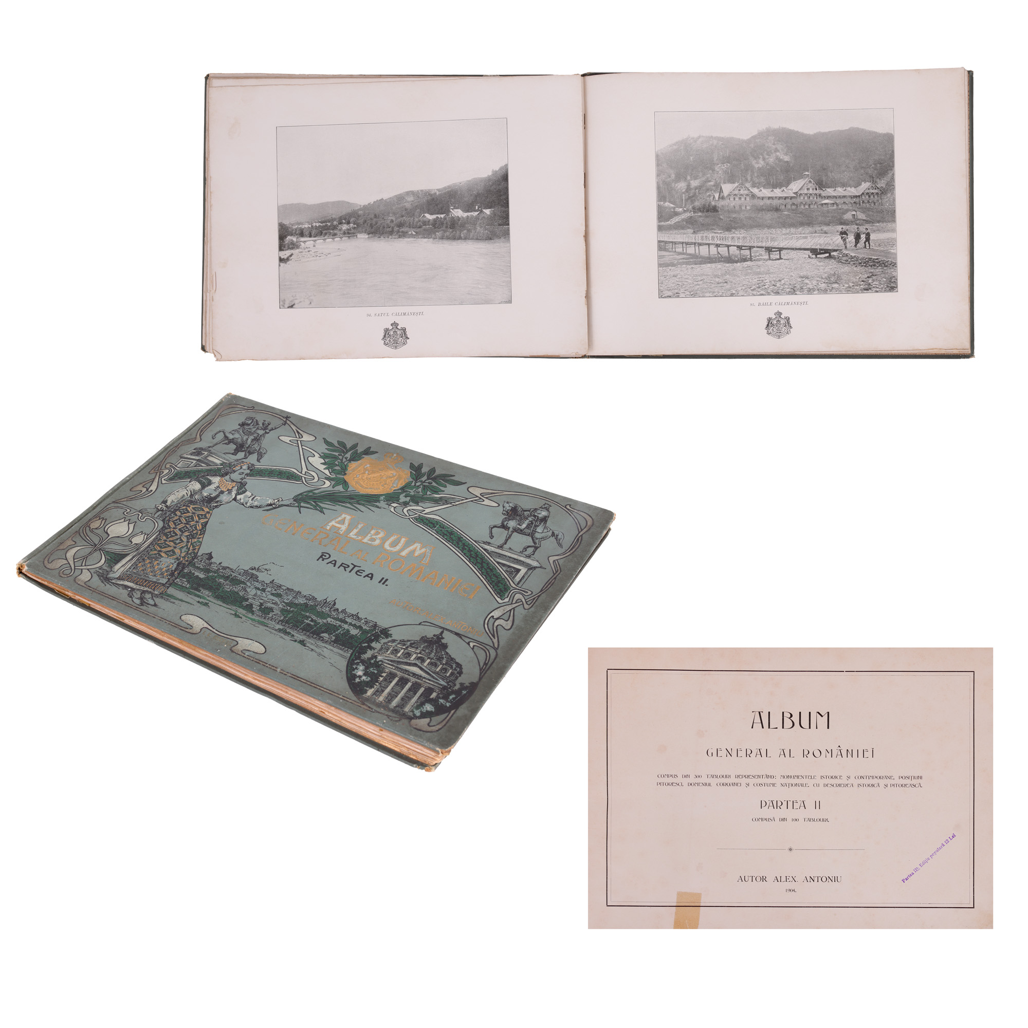 "General Album of Romania" by Alexandru Antoniu, Part II, Bucharest, Socec Publishing House, 1904