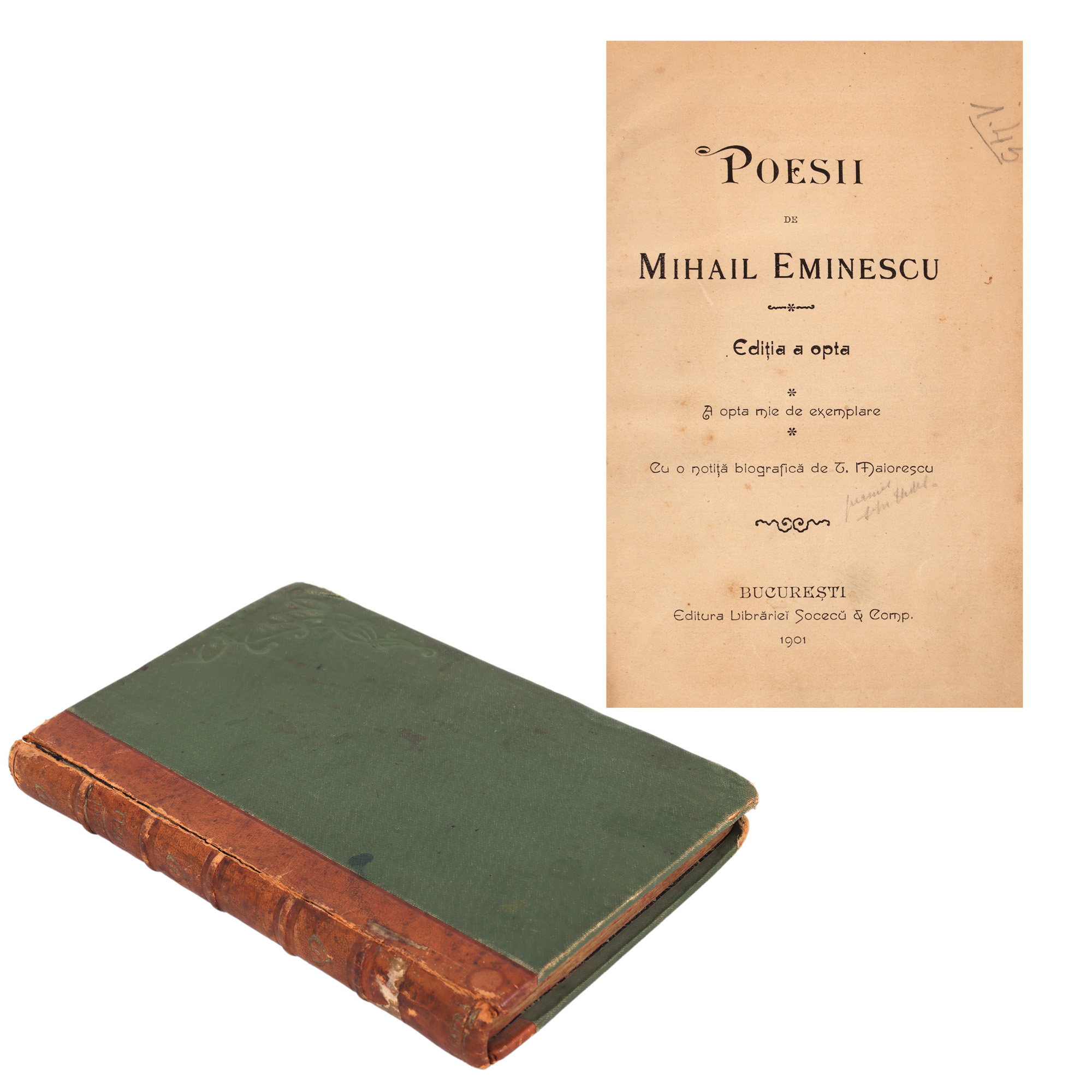 ”Poesii”, de Mihai Eminescu, a opta ediție, București, 1901