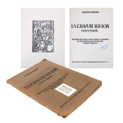 "Wood Engraving in Romania," by Adrian Maniu, French, Bucharest, 1929, with 50 xylographs