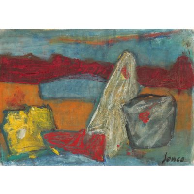 Natură statică cu vase și carte