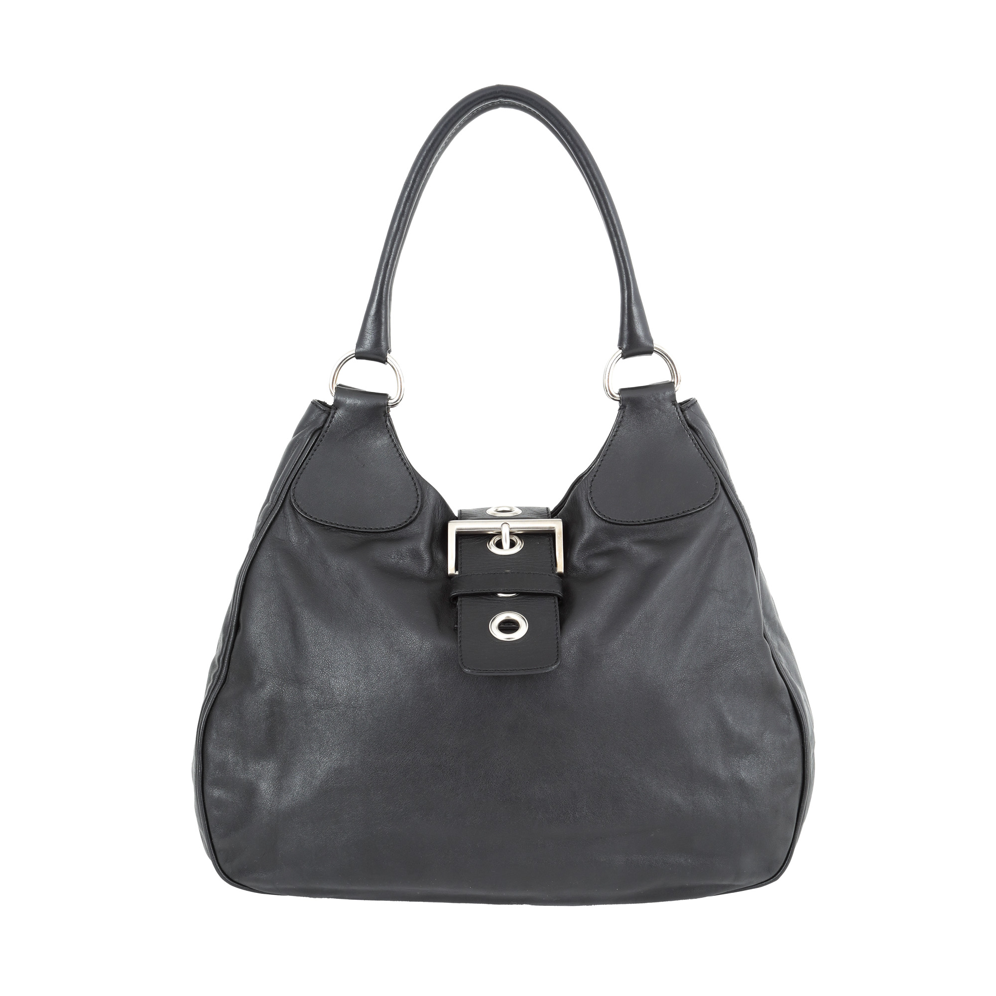 Geantă Prada, model MoonBag, din piele, însoțită de dustbag și card de autenticitate