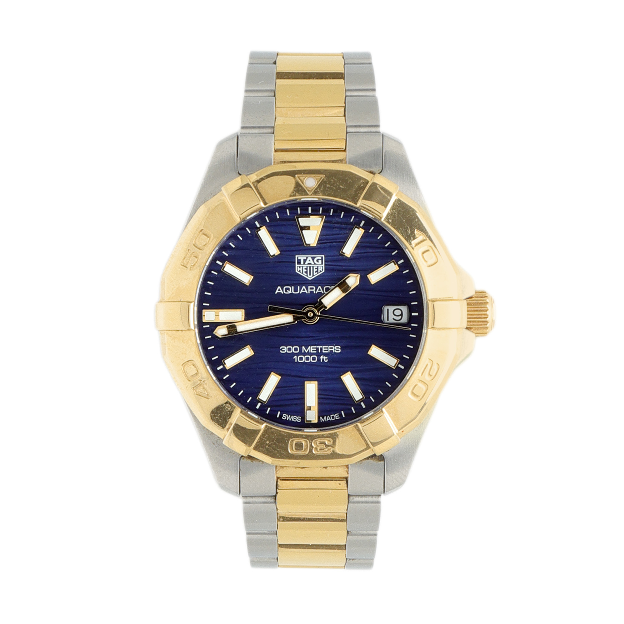 Tag Heuer Aquaracer Ladies' Wristwatch, accompanied by original box, brochure, and warranty card