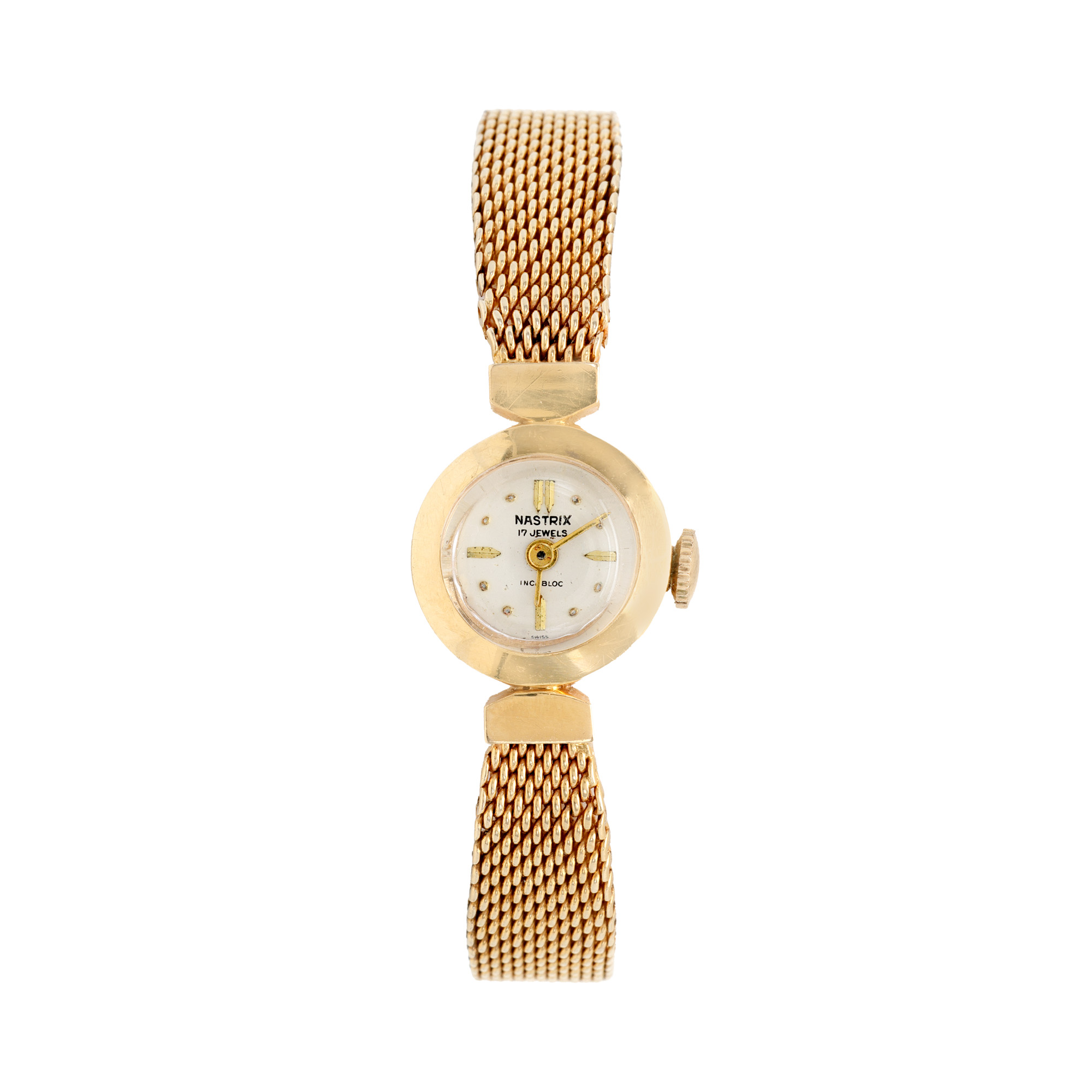 Nastrix Gold Handheld Ladies' Watch