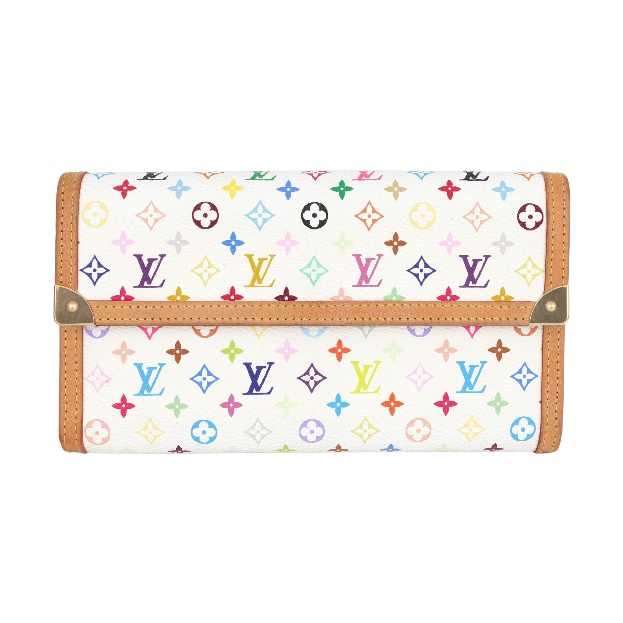 Louis Vuitton Wallet x Takashi Murakami 2003, multicolor monogram