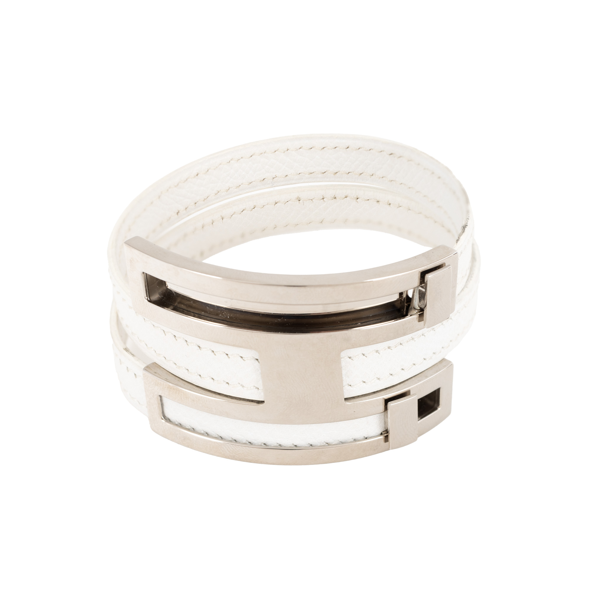 Brățară Hermes, din metal și piele 