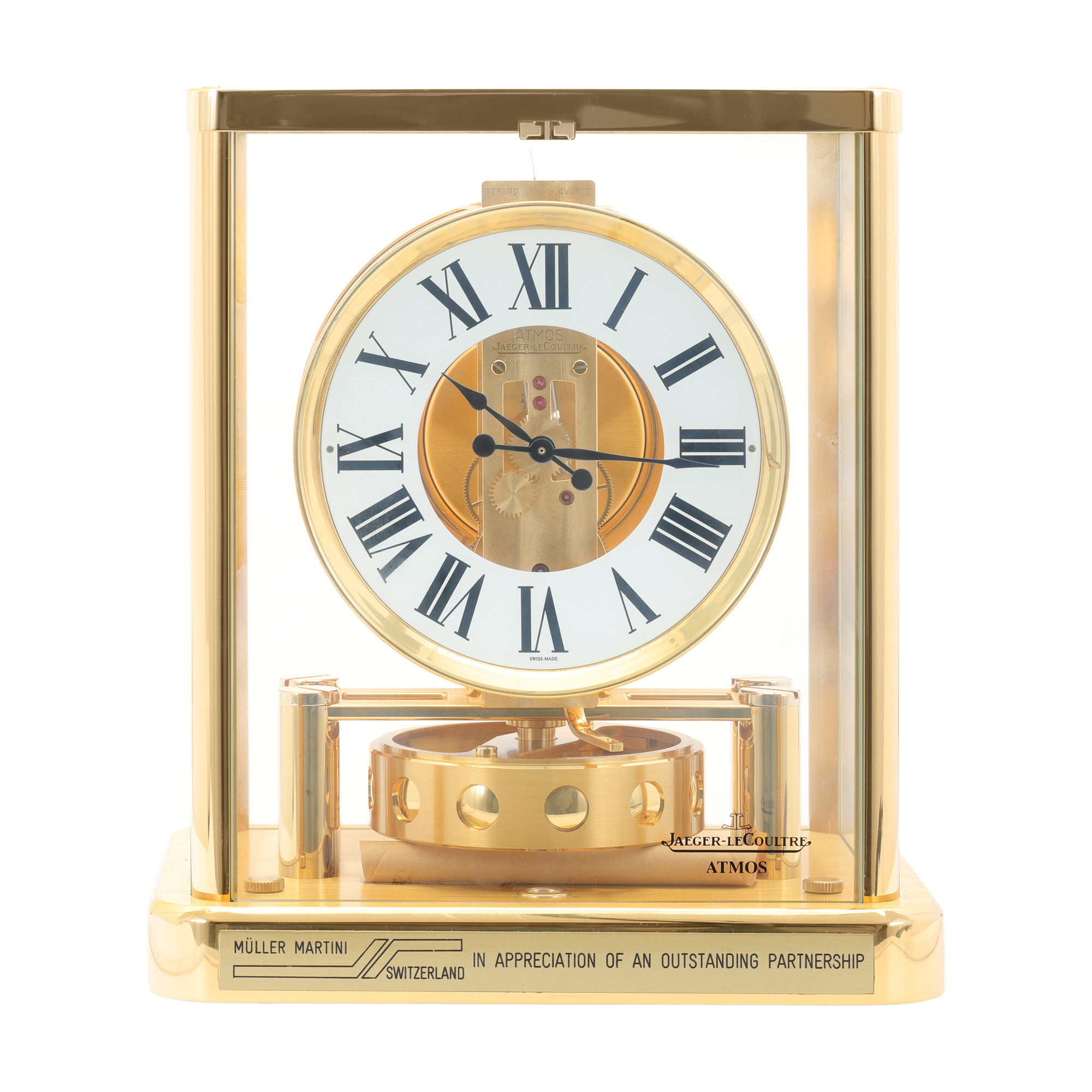 Ceas Jaeger LeCoultre Atmos, de birou, însoțit de cutia originală