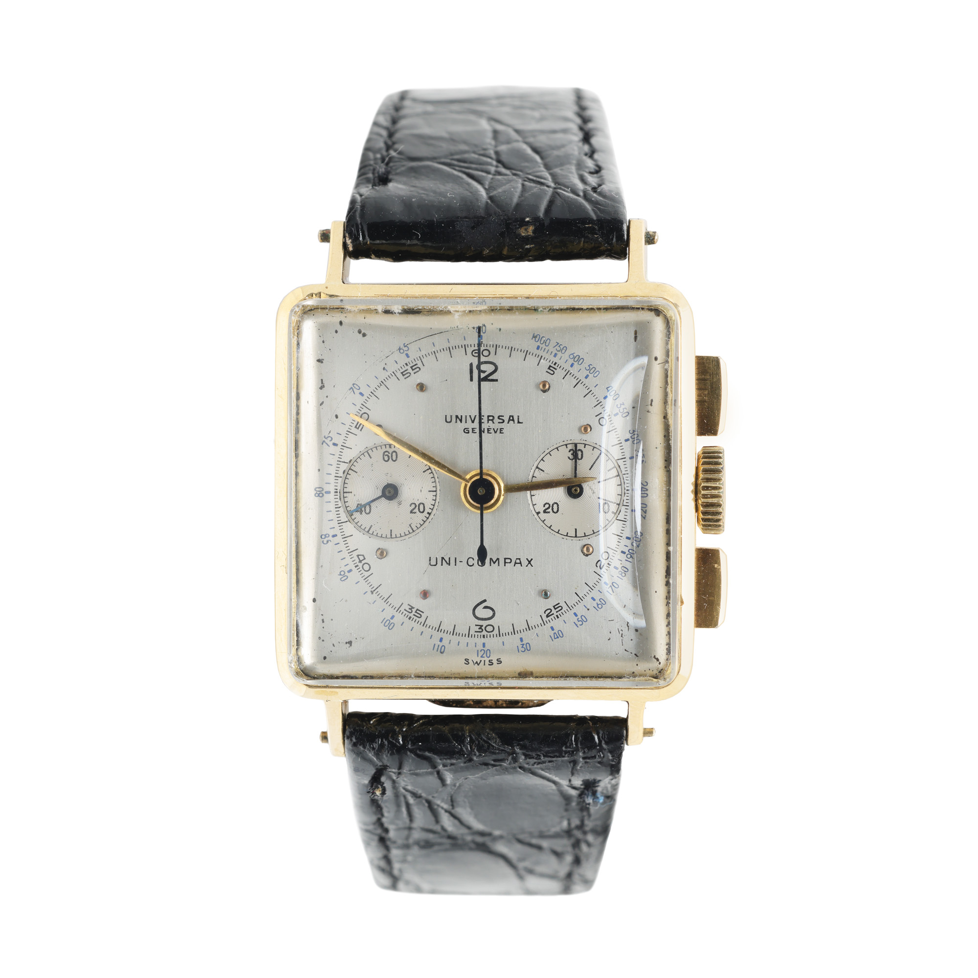 Universal Geneve Unicompax Caree Men's Hand-watch, made of gold