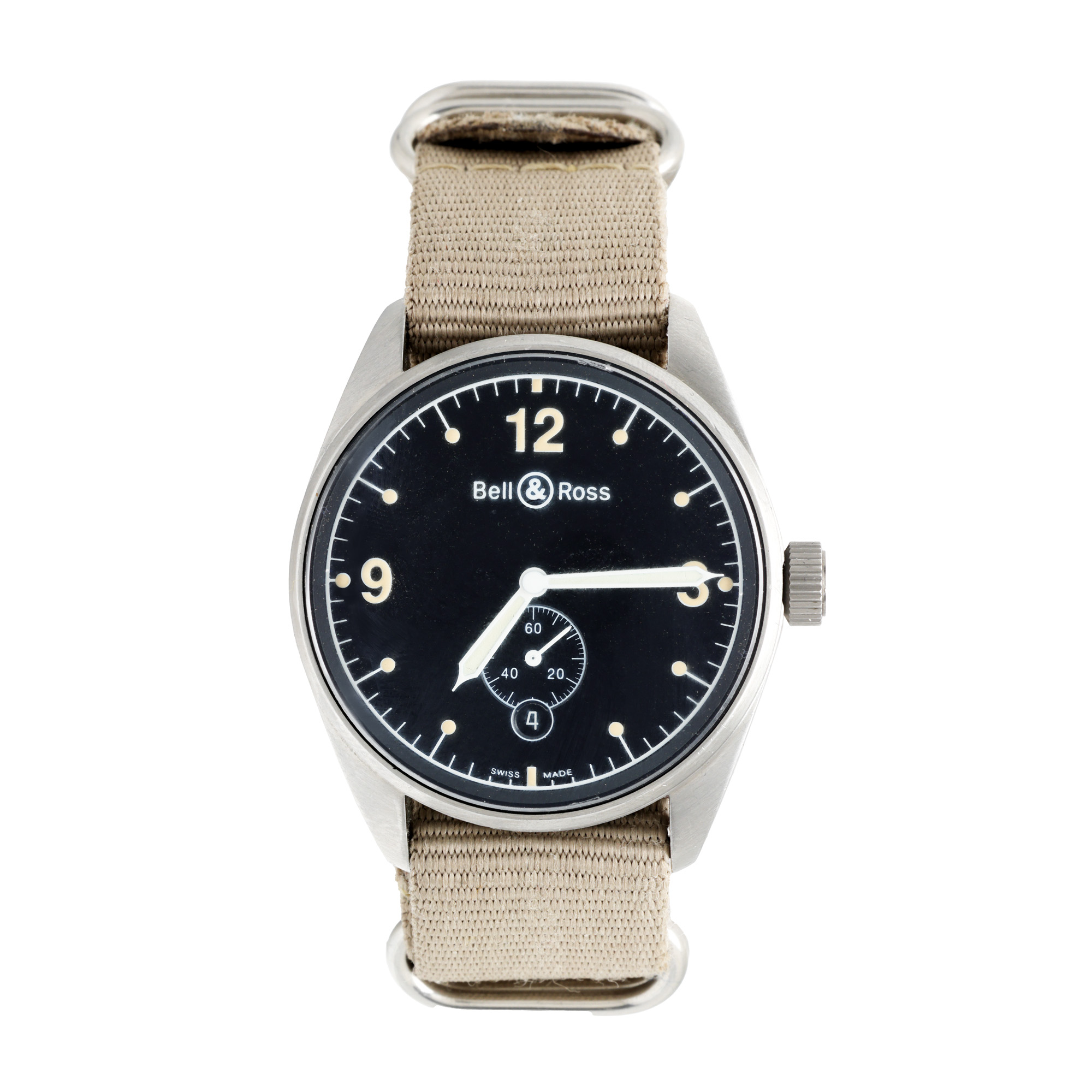 Ceas Bell & Ross BR123, de mână, bărbătesc, însoțit de curea originală de schimb și deployant original suplimentar