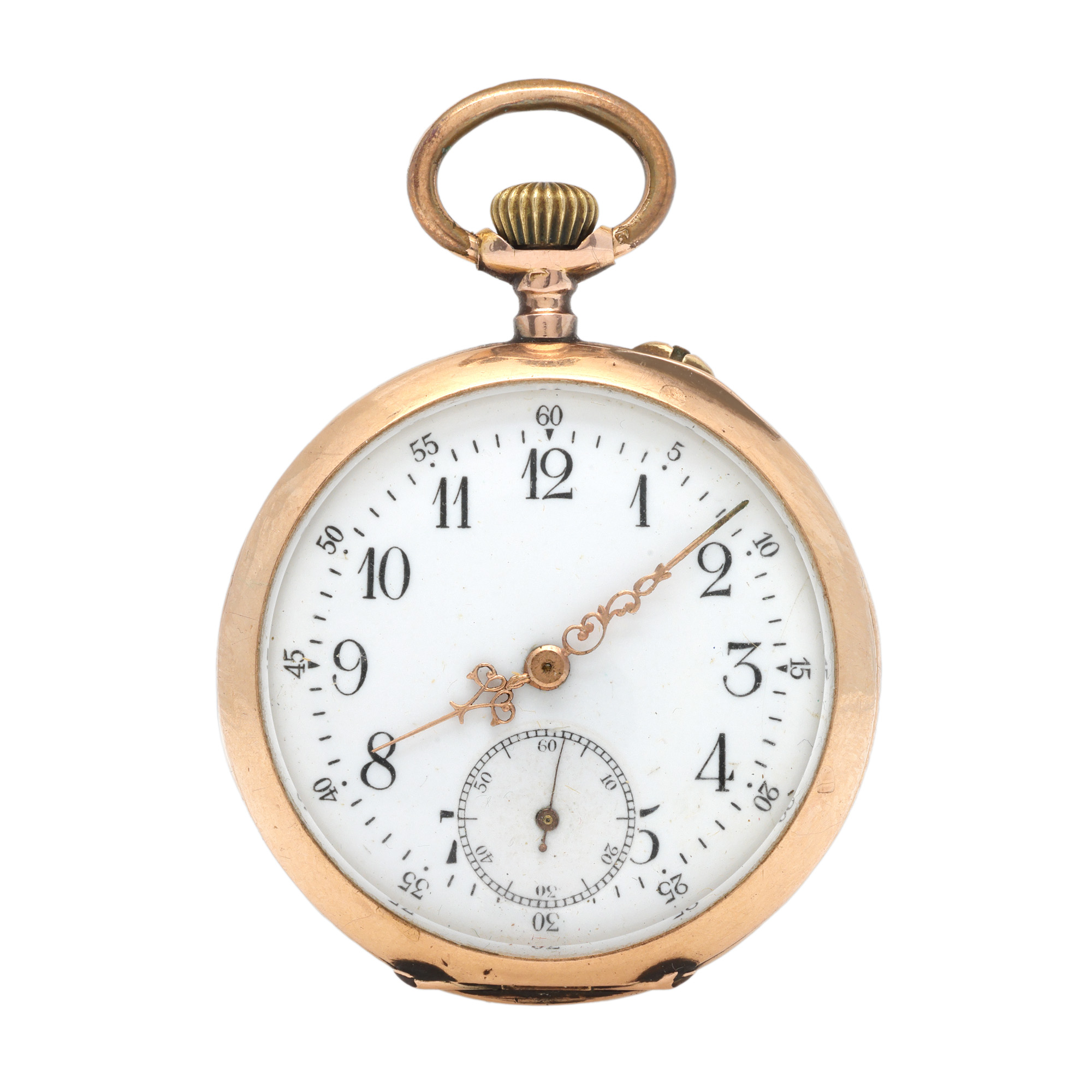 Lady's gold pocket watch