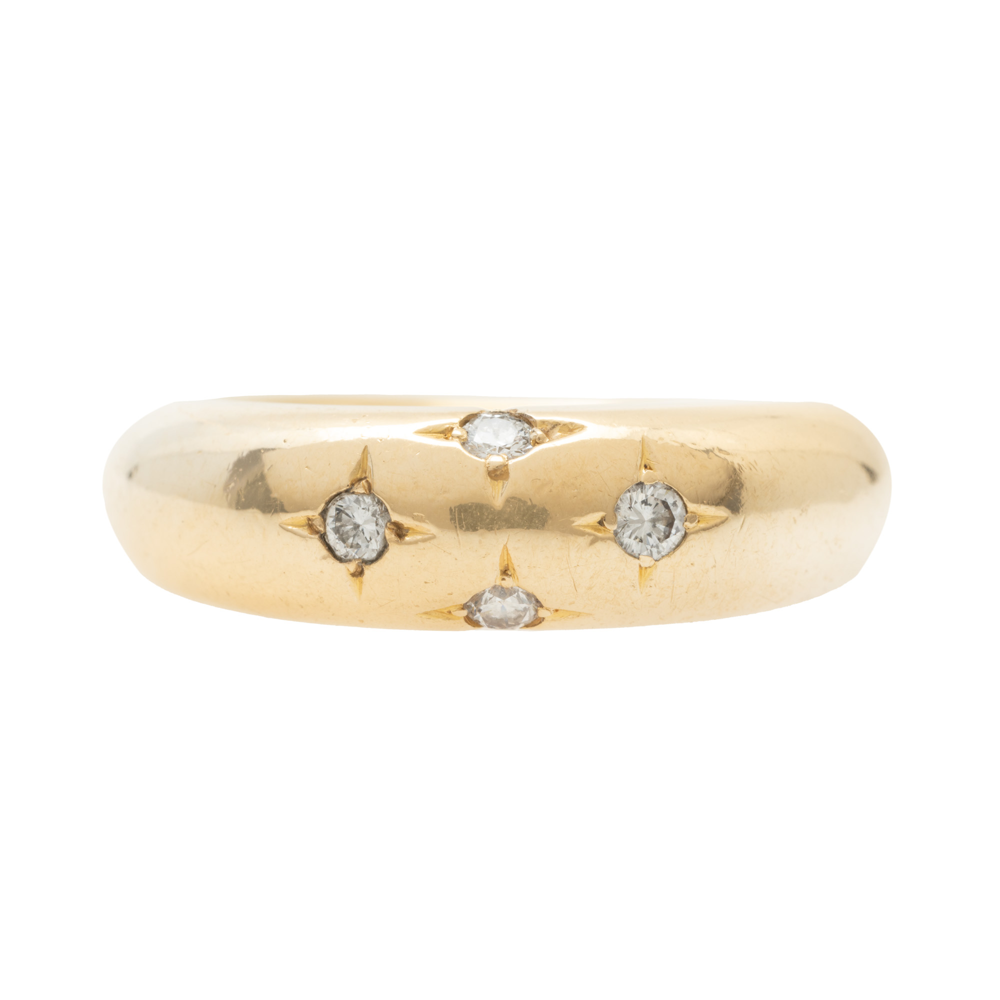 "Star Diamonds" - Chaumet gold ring, adorned with four diamonds