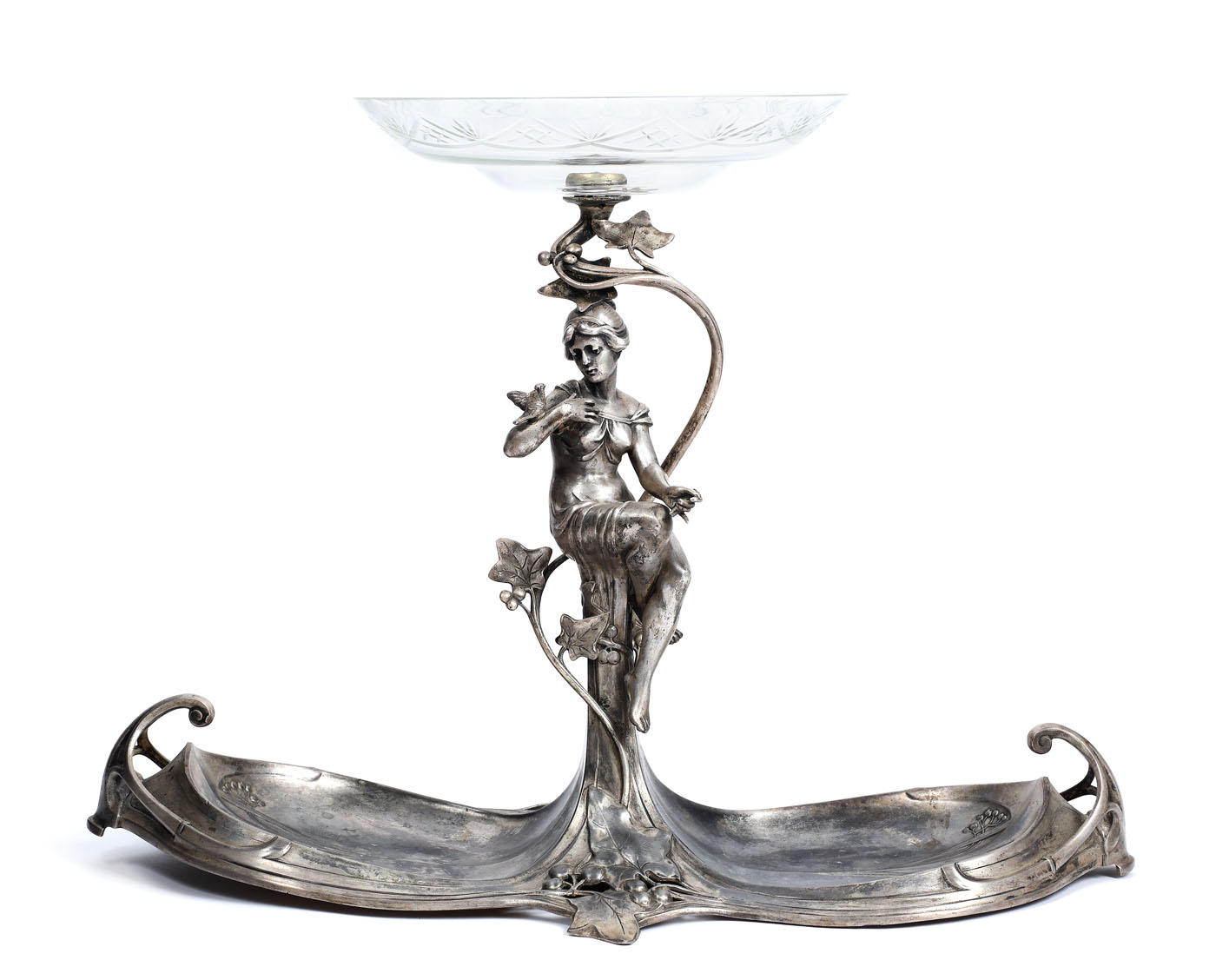 Surtout-de-table WMF, în stil Jugendstil, cca. 1910
