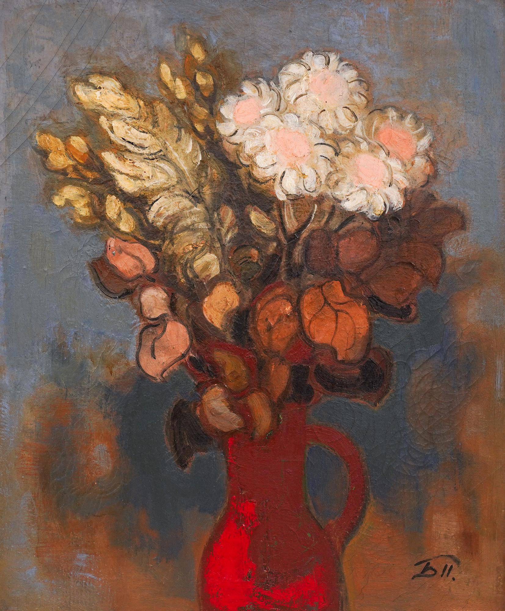 Jug of flowers