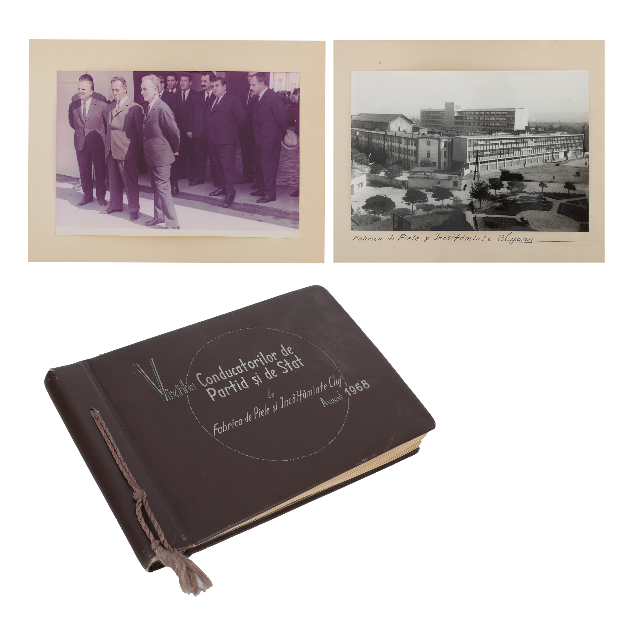 Album Vizita conducătorilor de Partid și de Stat la Fabrica de piele și Încălțăminte Cluj, 1968