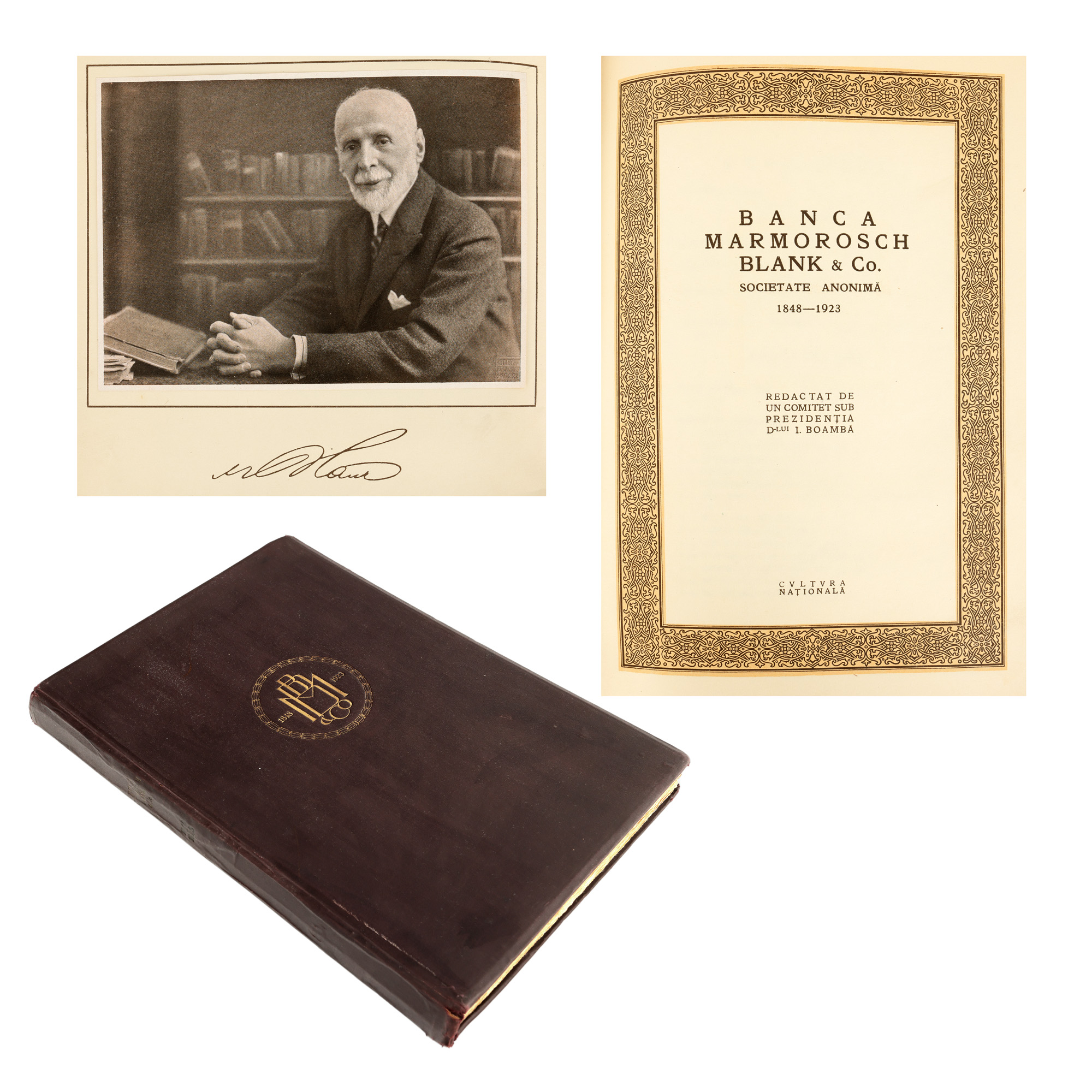 "Marmorosch Blank Bank", edition compiled by I. Boambă, Bucharest, 1923