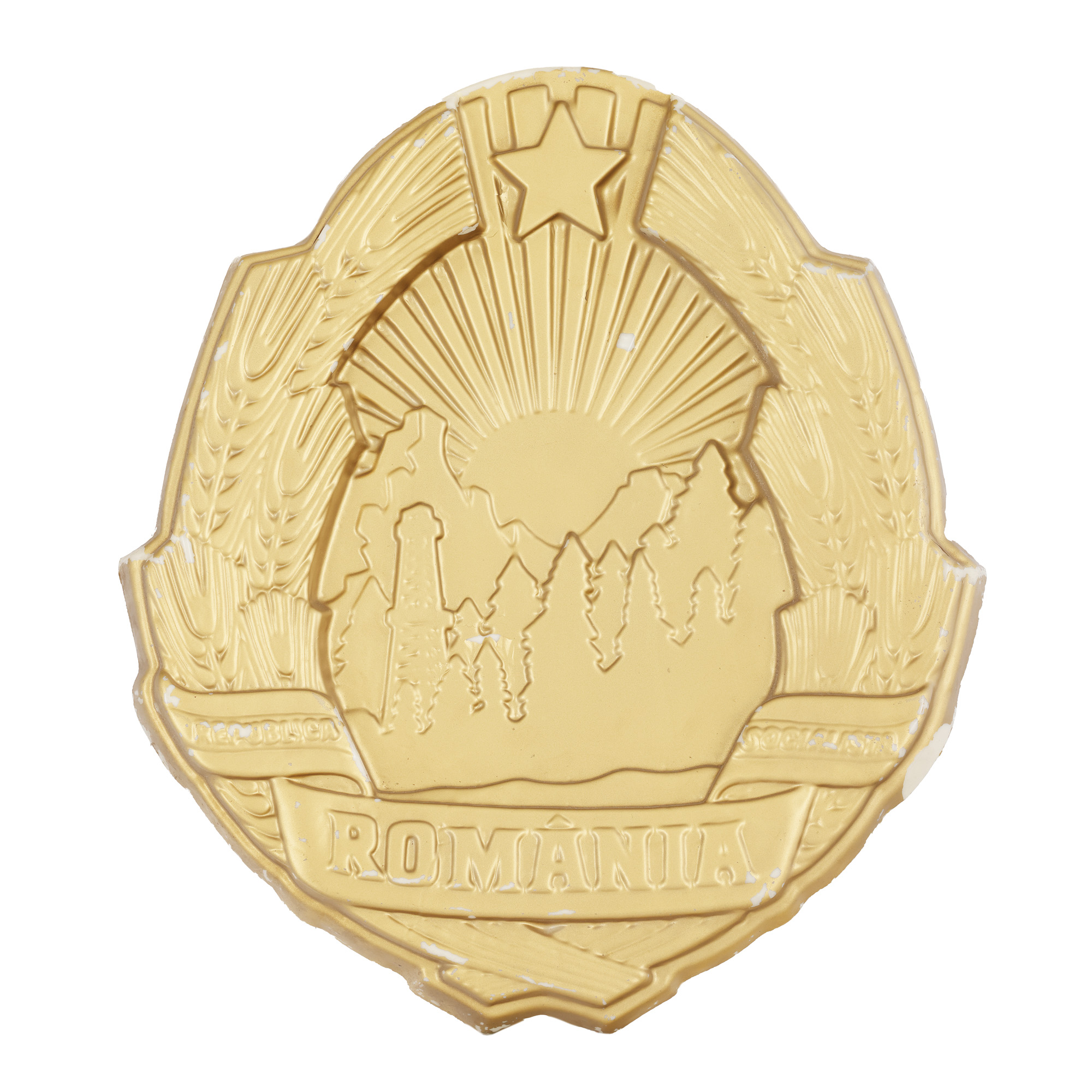 Stemă Republica Socialistă România, exemplar oficial, cca. 1980