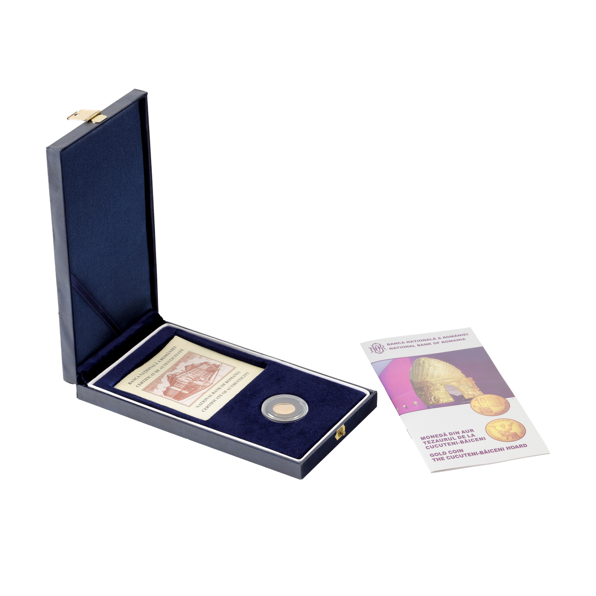 BNR Commemorative Coin, Cucuteni-Băiceni Treasure, gold, accompanied by certificate and brochure