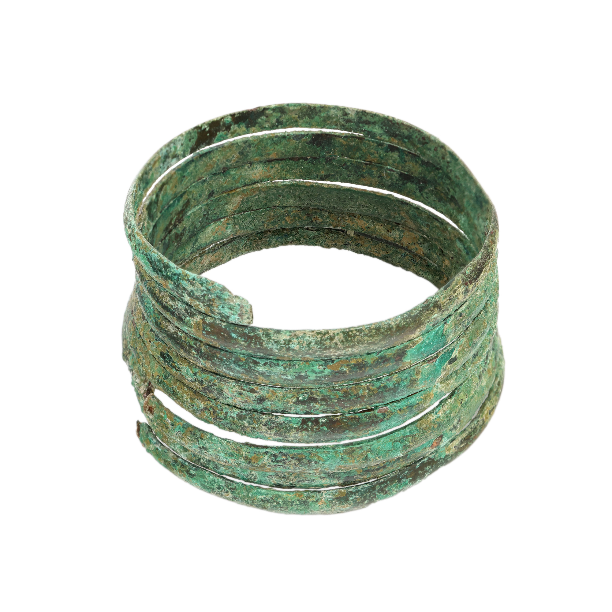 Brățară spiralată din bronz, epoca Hallstatt, sec. XII-VI î.e.n.