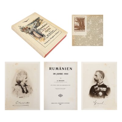 "Romania in the year 1900", by Gottlieb Benger, German, Stuttgart, 1900, luxury edition, with ex-libris Ion I.C. Brătianu
