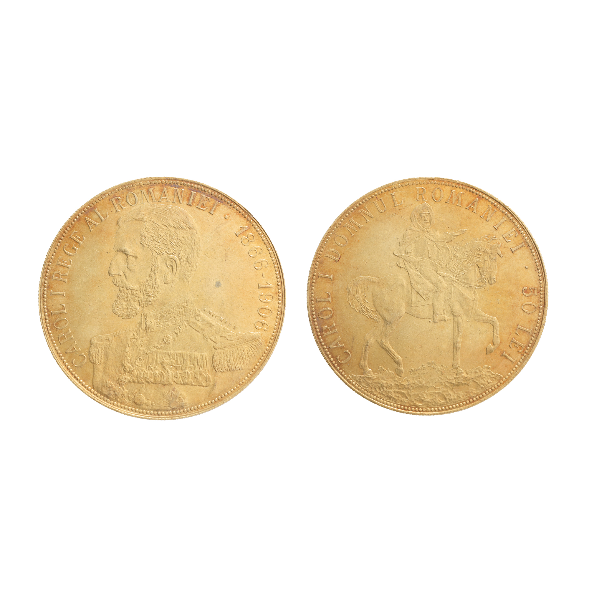 50 Lei Coin 1906, Gold