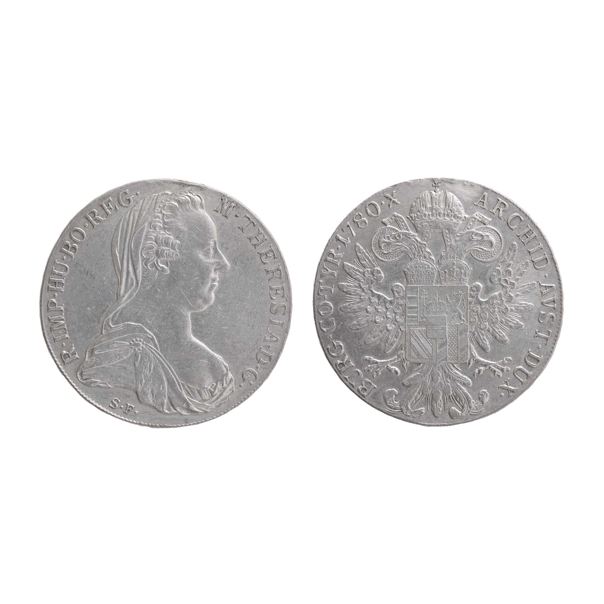Maria Theresa Thaler, Austria, 1780, Silver Coin