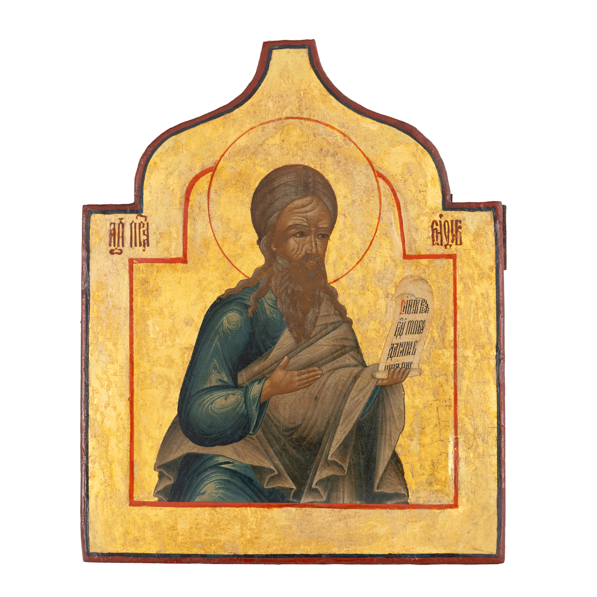 Icon on wood, "Saint Prophet Jacob", Russian school, first half of the 17th century, rare piece