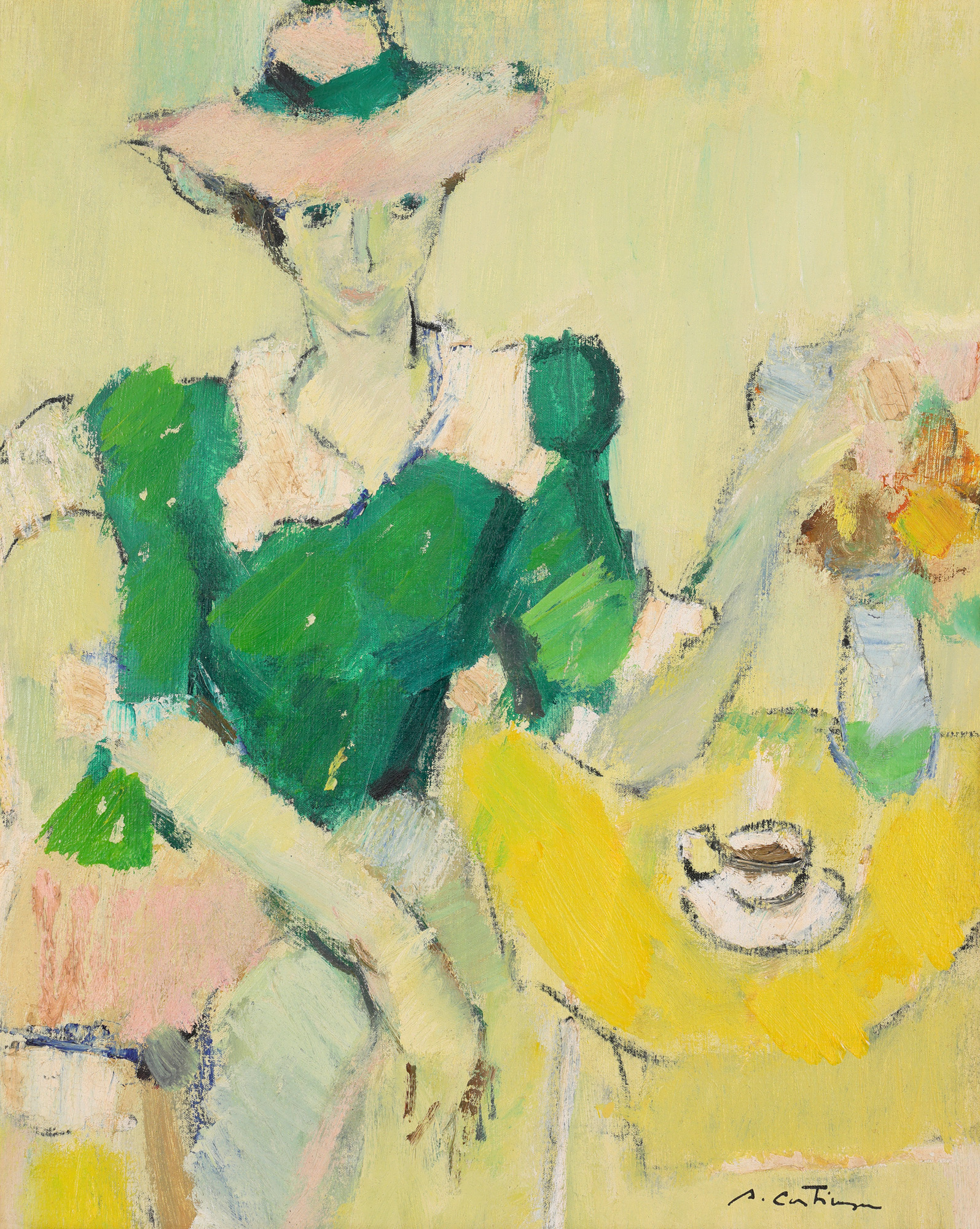 La o cafea