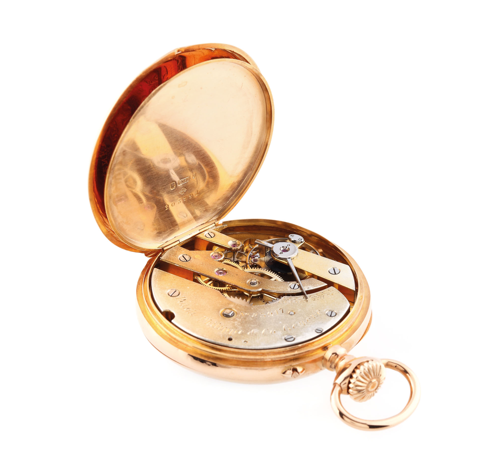 Ceas Patek Philippe, din aur, de buzunar, cca. 1900