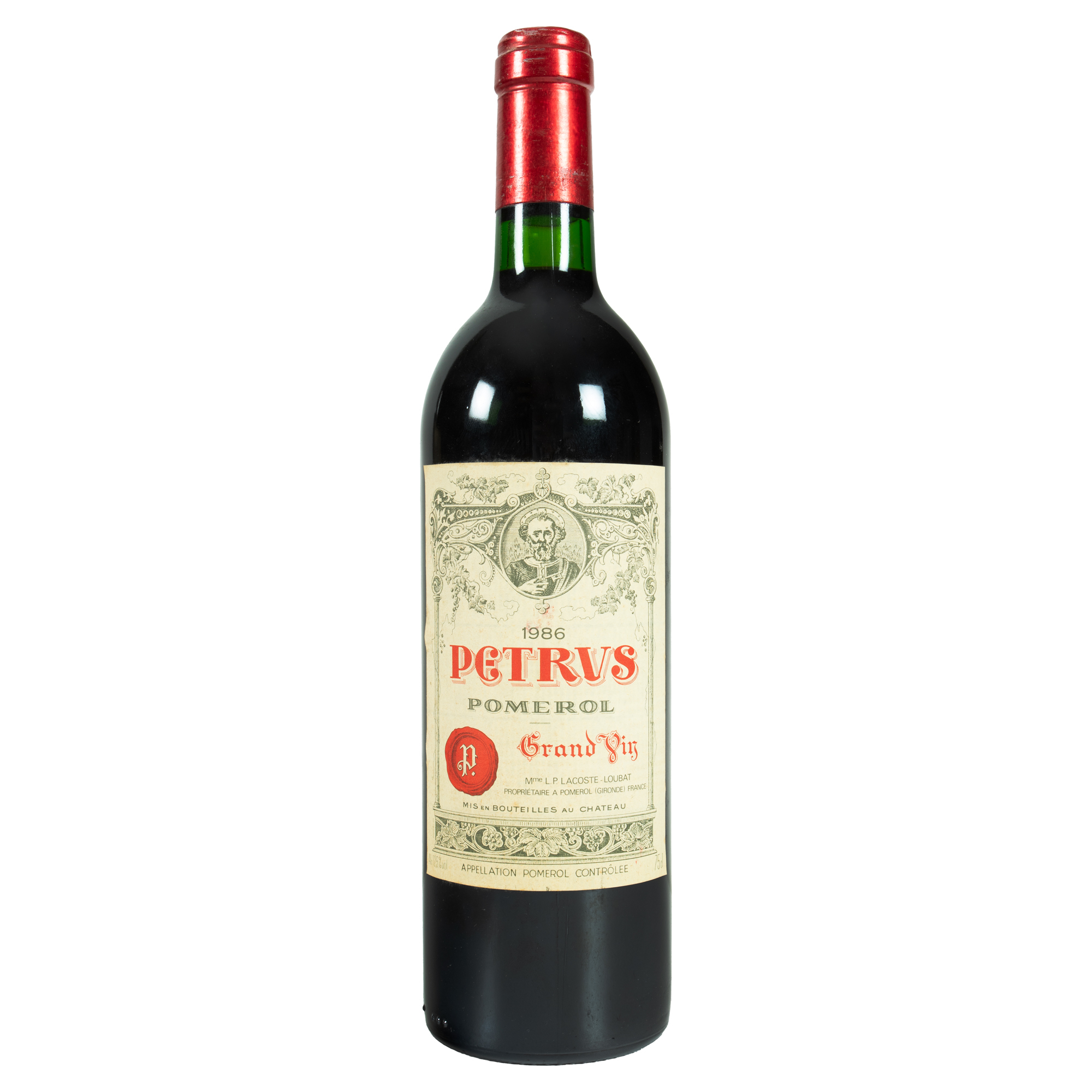 Château Petrus, Pomerol, 1986, 1st x 0,75l, piesă de colecție