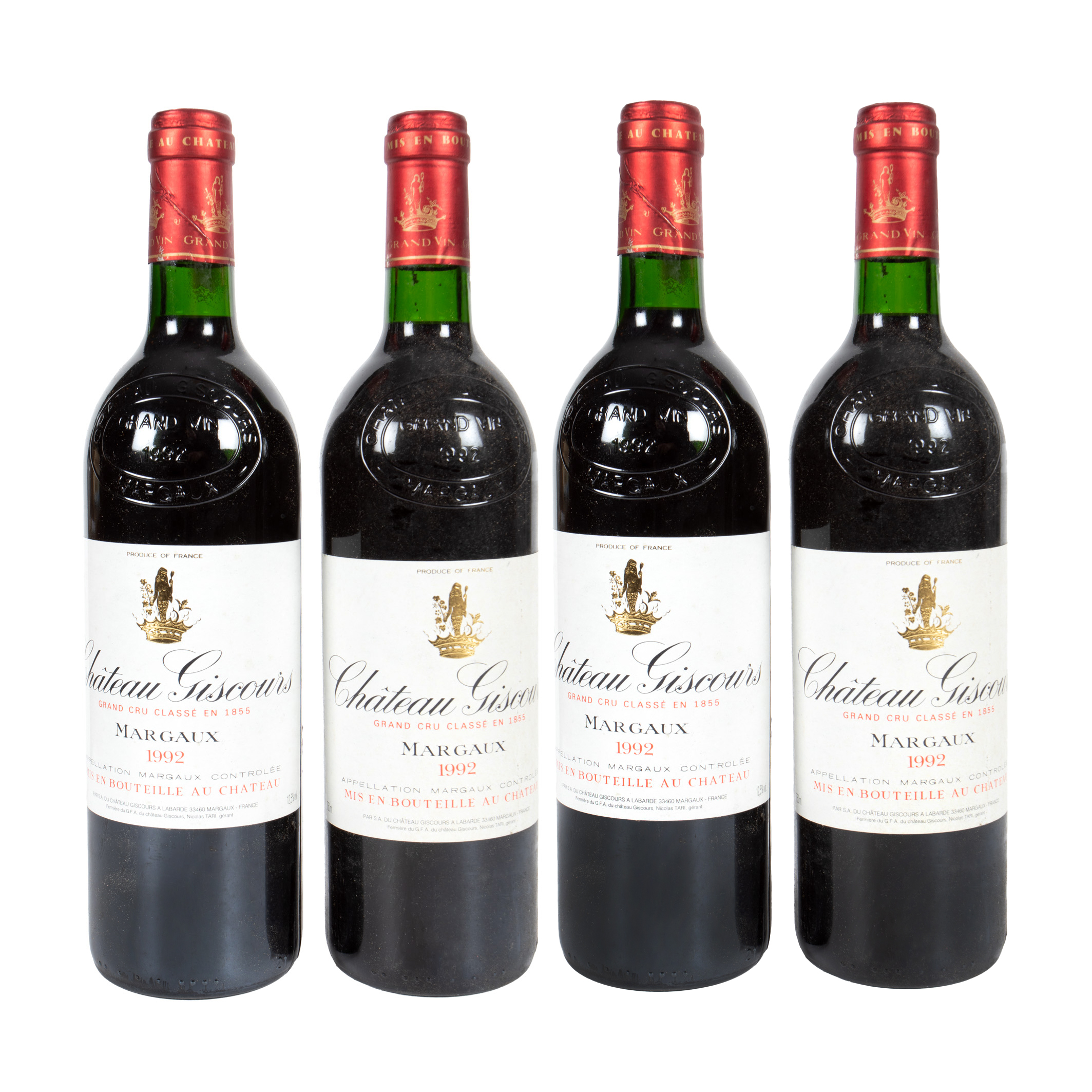 Château Giscours, Margaux, 1992, 4bt x 0.75L