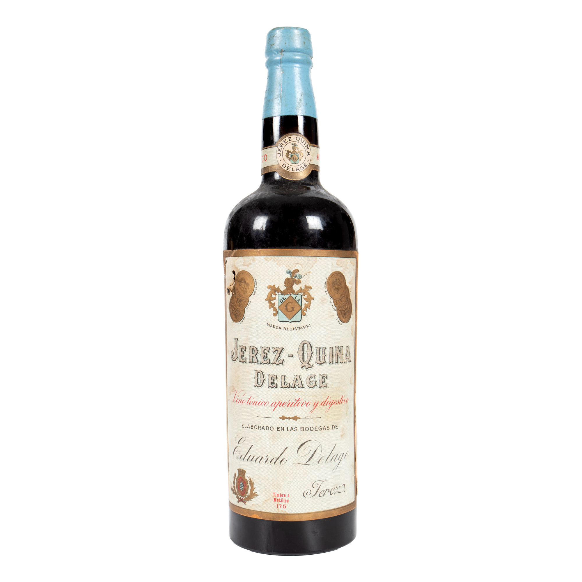 Jerez Quina Delage, Tonic Wine, cca. 1919, 1st x 0.75l, rare