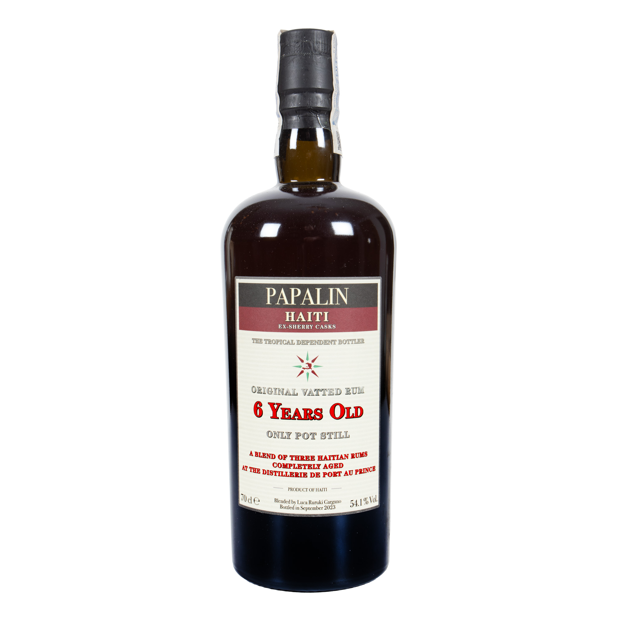 Rom Papalin Original Vatted Only Pot Still, 6 ani vechime, 1st x 0,70l