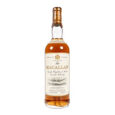 Macallan Single Highland Scotch Whisky, îmbuteliat special pentru Agenția Aerospațială Britanică, Special Edition, 12 ani vechime, 1st x 0,75l, rar