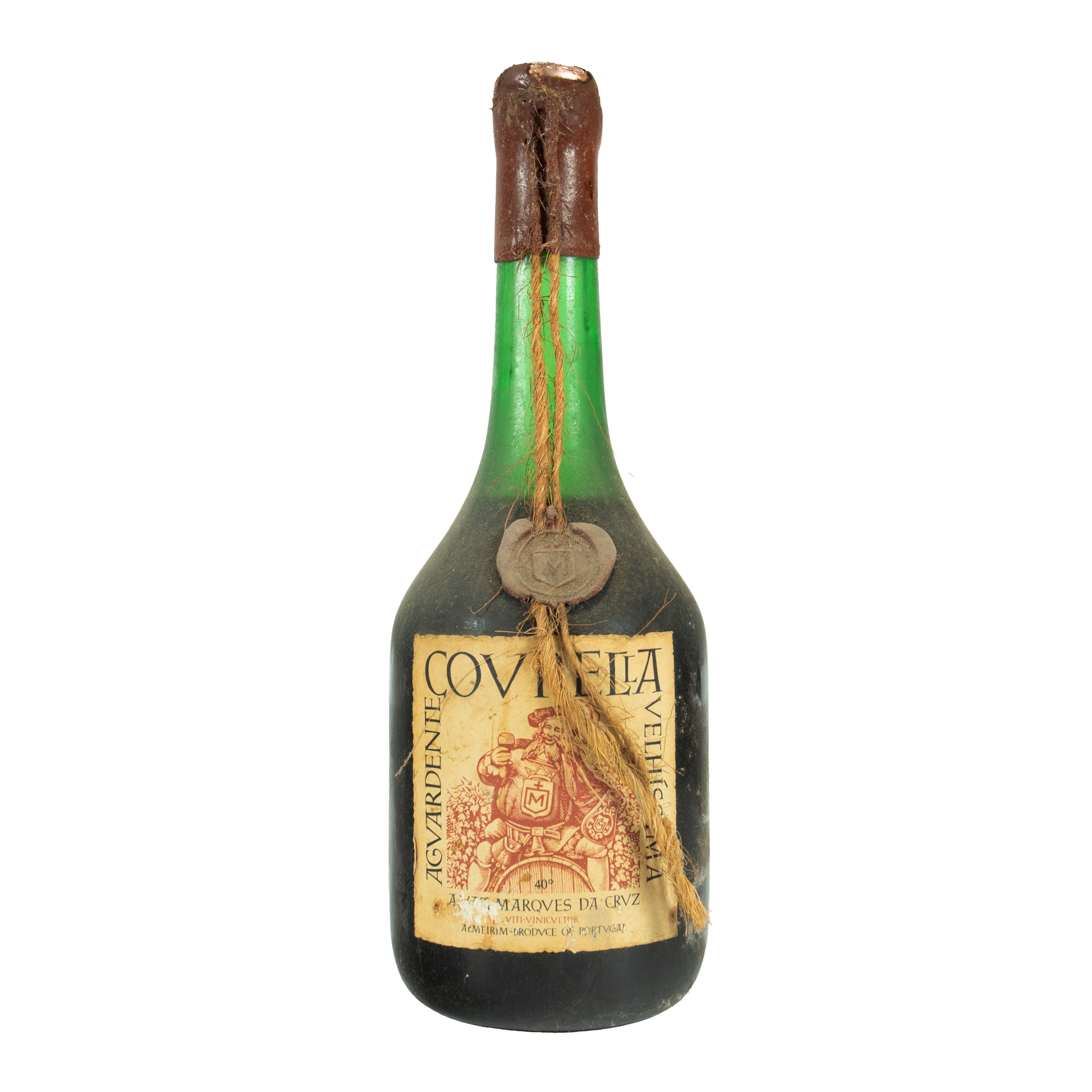 Grappa Brandy Covrella Very Old Ivez Marques Da Cruz, 1970s, 1st x 0.70l