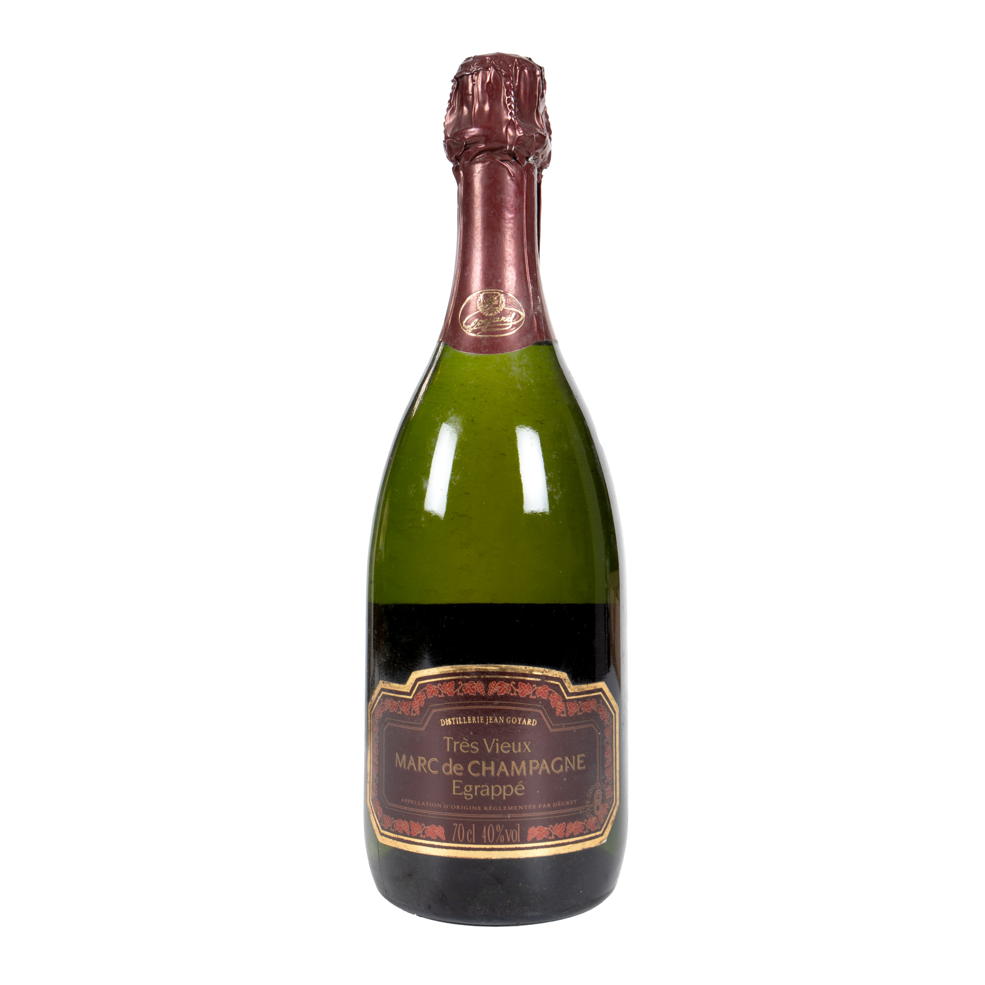 Egrappe' Tres Vieux Marc De Champagne, Jean Goyard, 1st x 0,70l