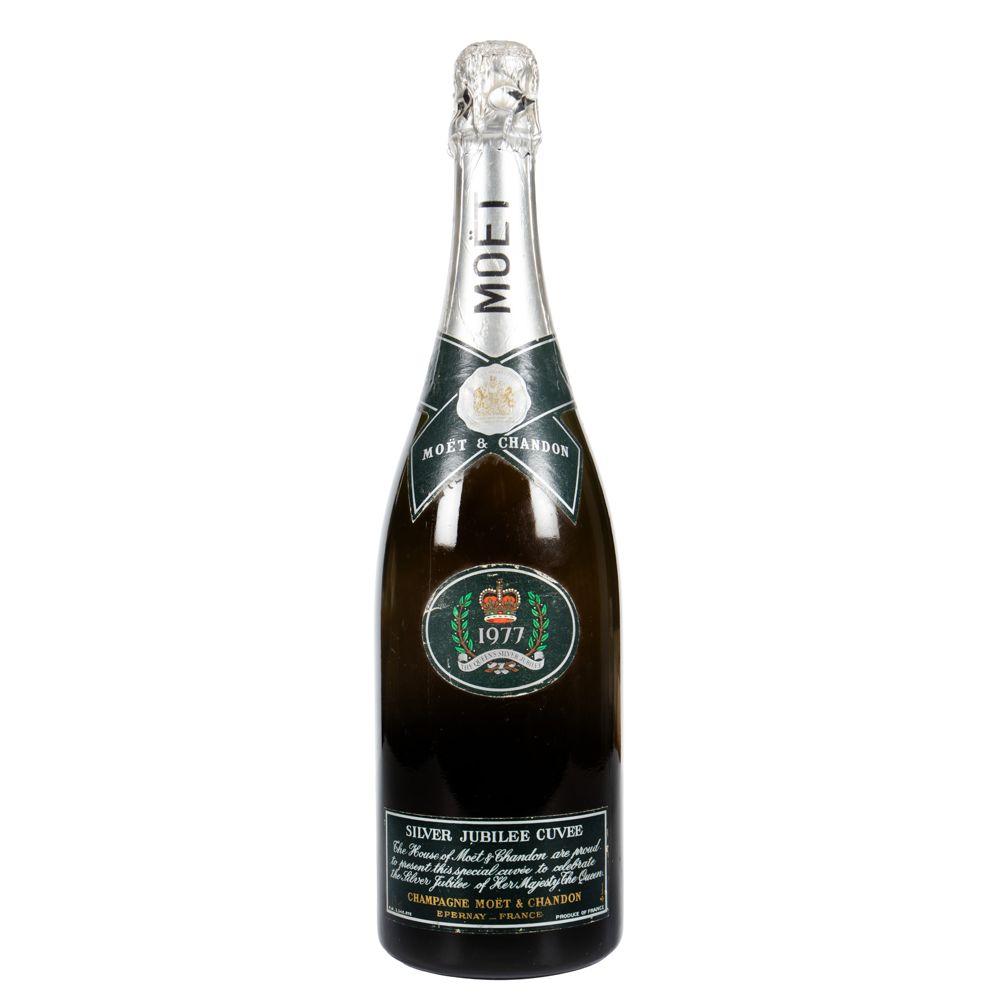 Champagne Moët & Chandon, Silver Jubilee Cuvée, 1977, 1st x 0,75l