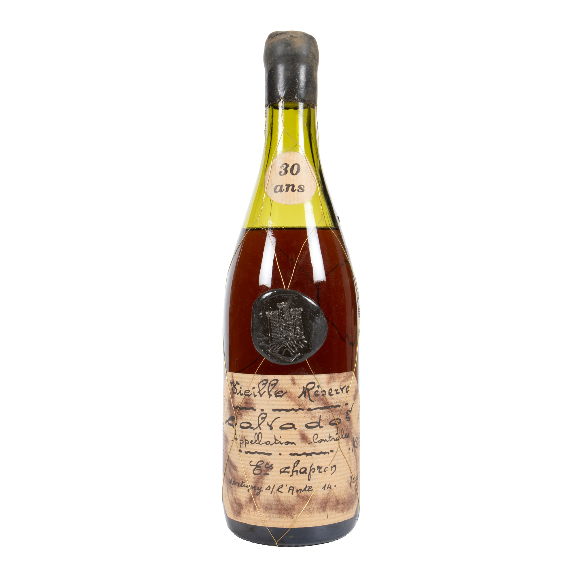 Calvados Chapron Vieille Réserve, 30 de ani vechime, anii 1960, 1st x 0,70l
