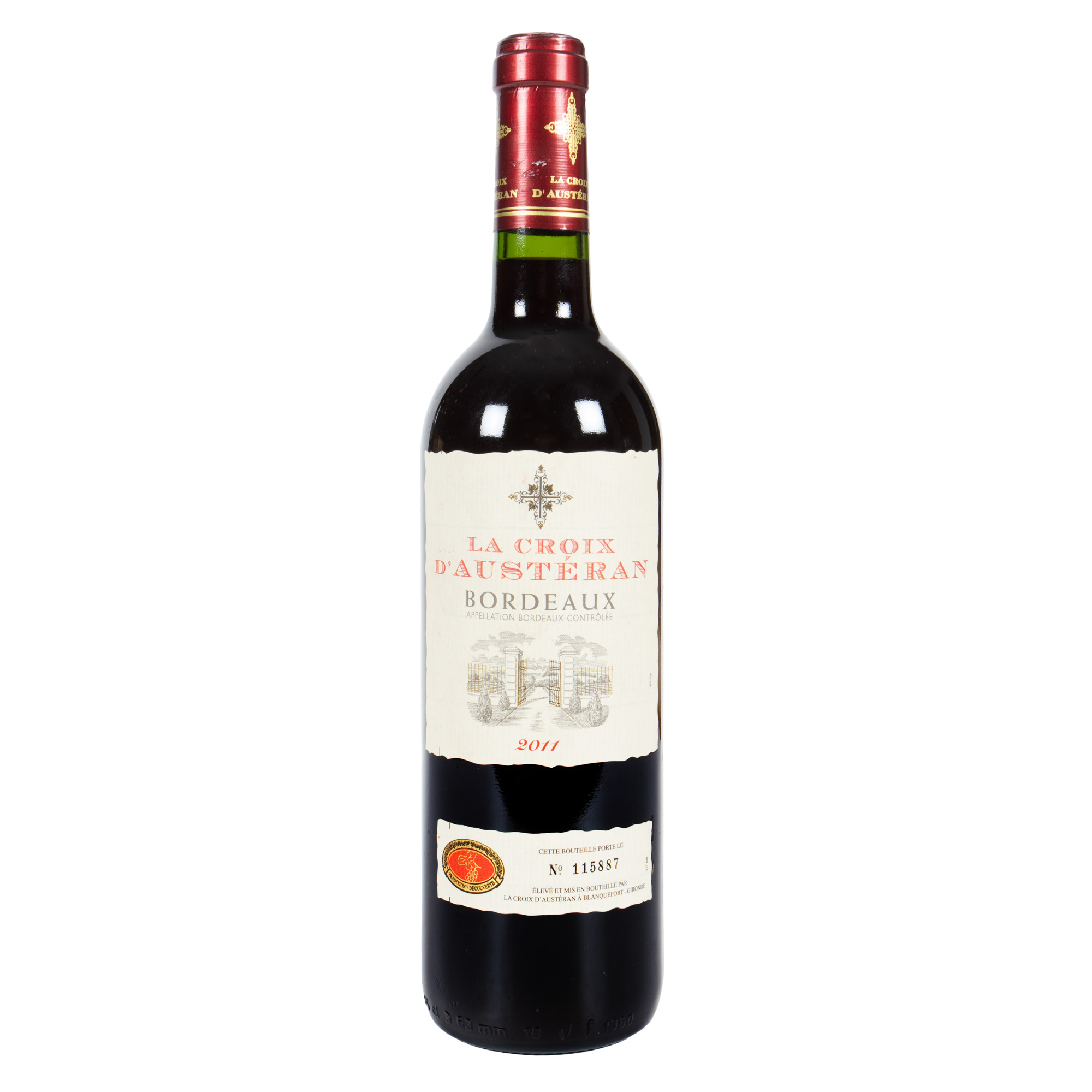 Château La Croix d'Austeran, Bordeaux, 2011, 1st x 0,75l