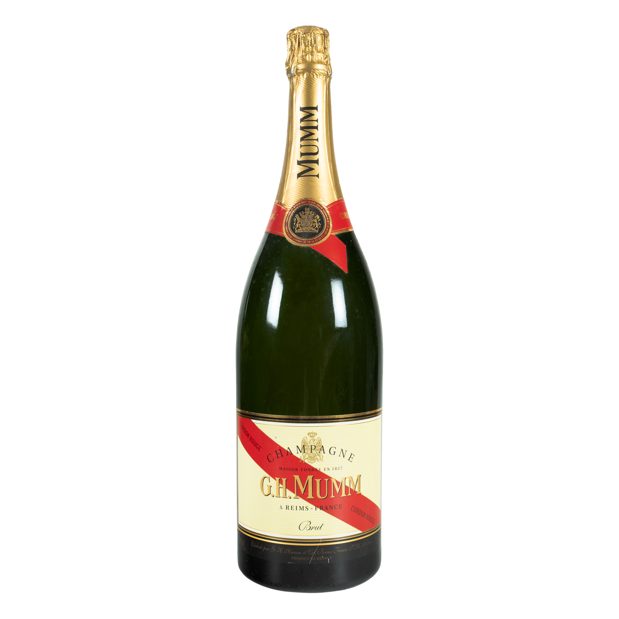 Champagne G.H. Mumm & Co., Cordon Rouge, 1st x 3l, în cutia originală