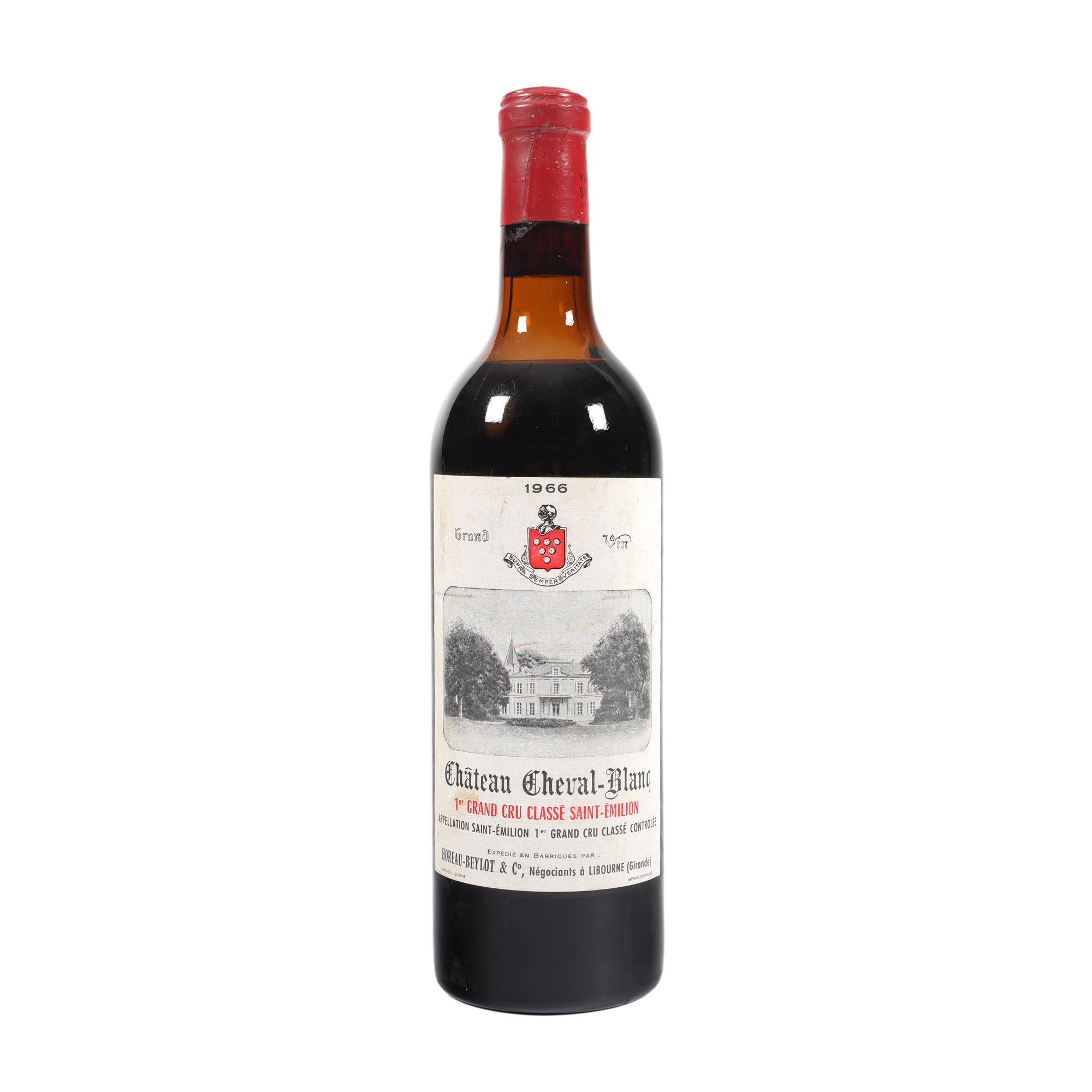 Château Cheval-Blanc, Saint-Émilion Premier Grand Cru Classé, 1966, 1st x 0,75l