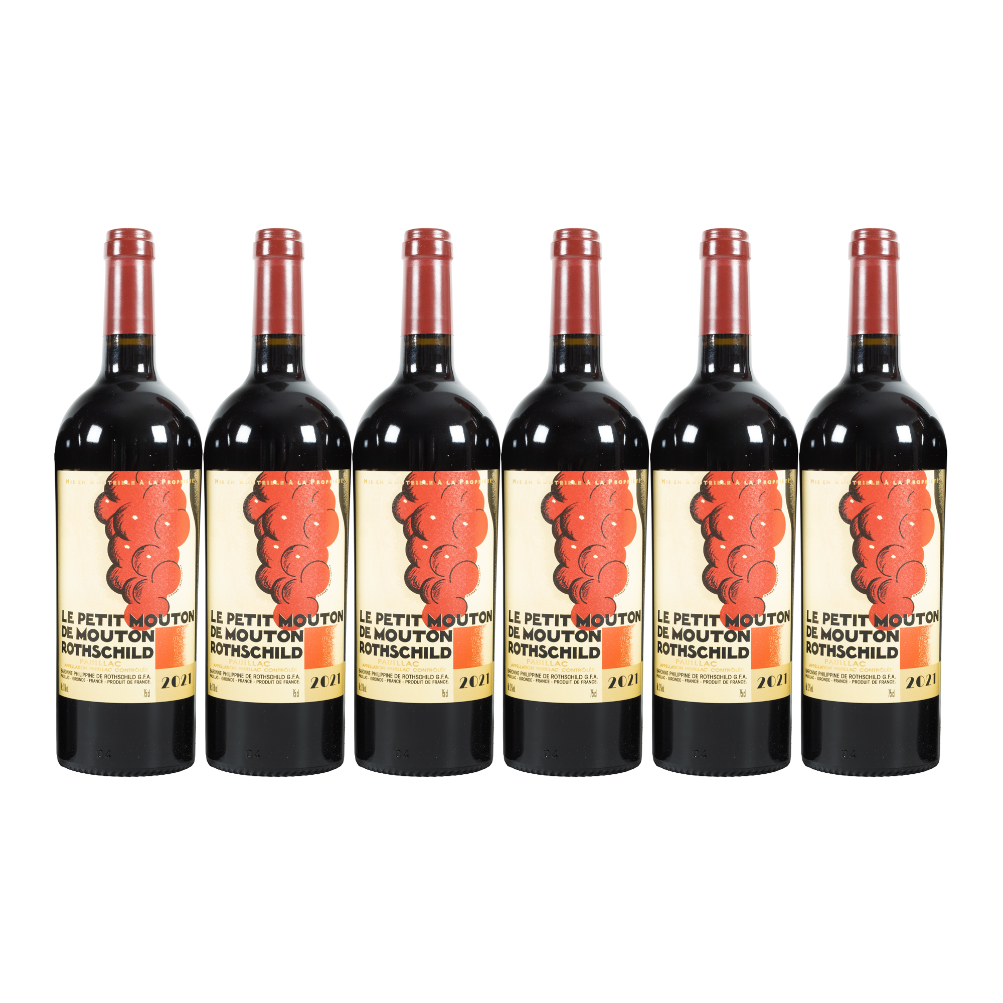 The Little Sheep of Mouton Rothschild, Pauillac, 2021, 6st x 0,75l