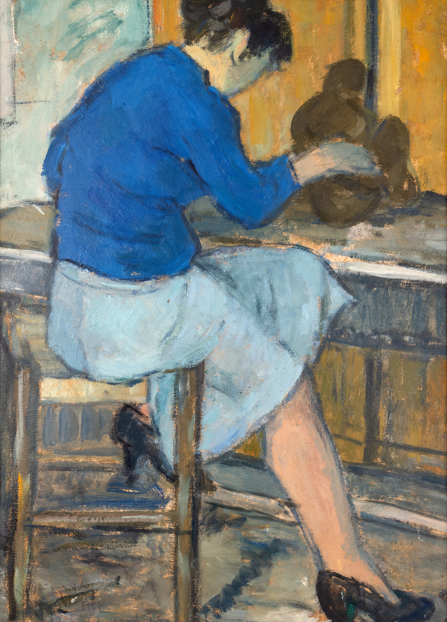 Artistă modelând (Ioana Șetran)