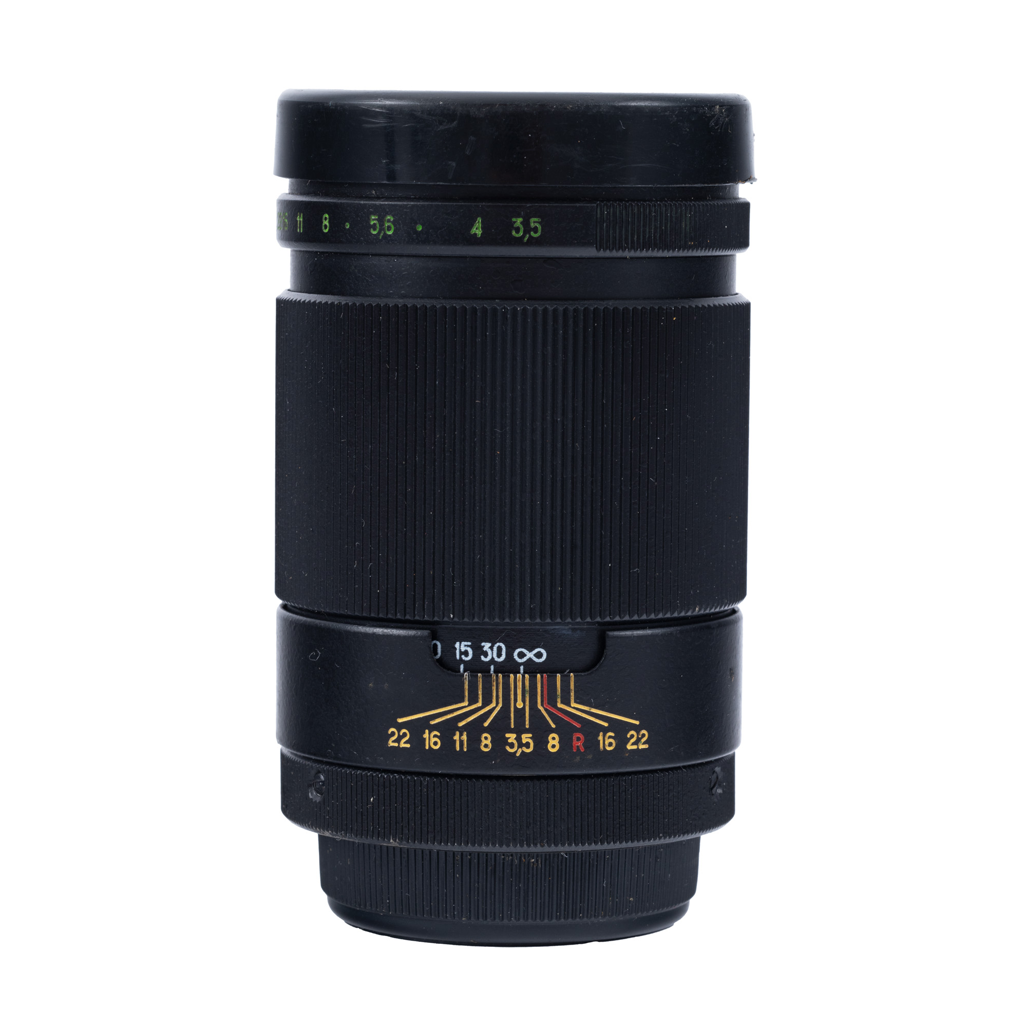 Obiectiv Jupiter 37-A, manual, 3,5/135, model U.R:S.S., în cutie de protecție