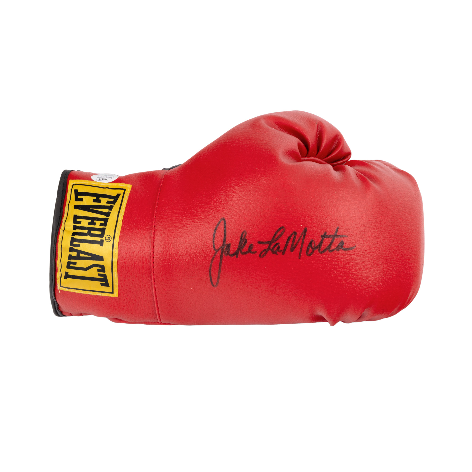 Mănușă de box, cu semnătura olografă a lui Giacobbe Jake LaMotta