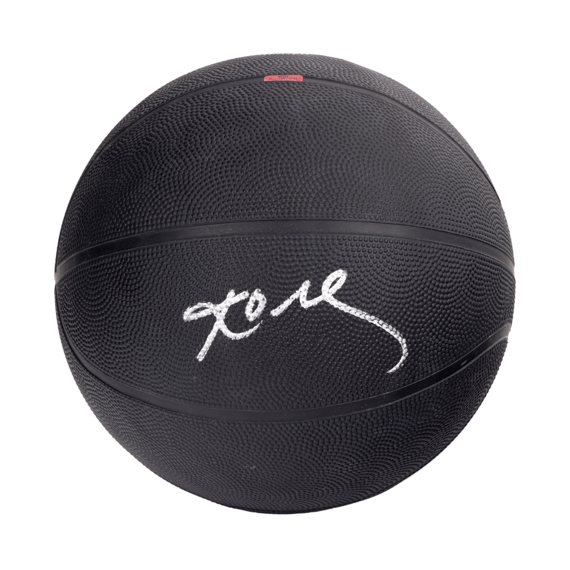 Basketball, with Kobe Bryant's holographic signature