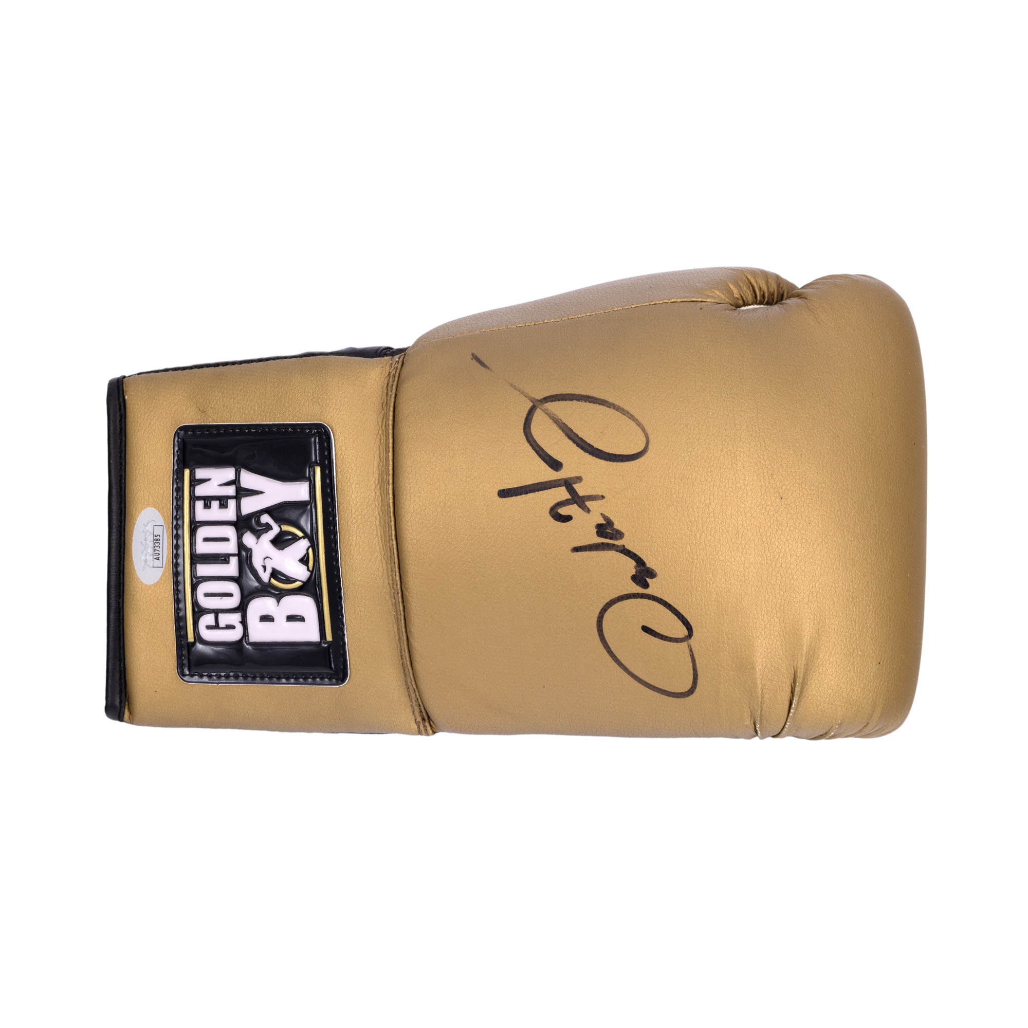 Mănușă de box, cu semnătura ologrfă a lui Oscar de la Hoya
