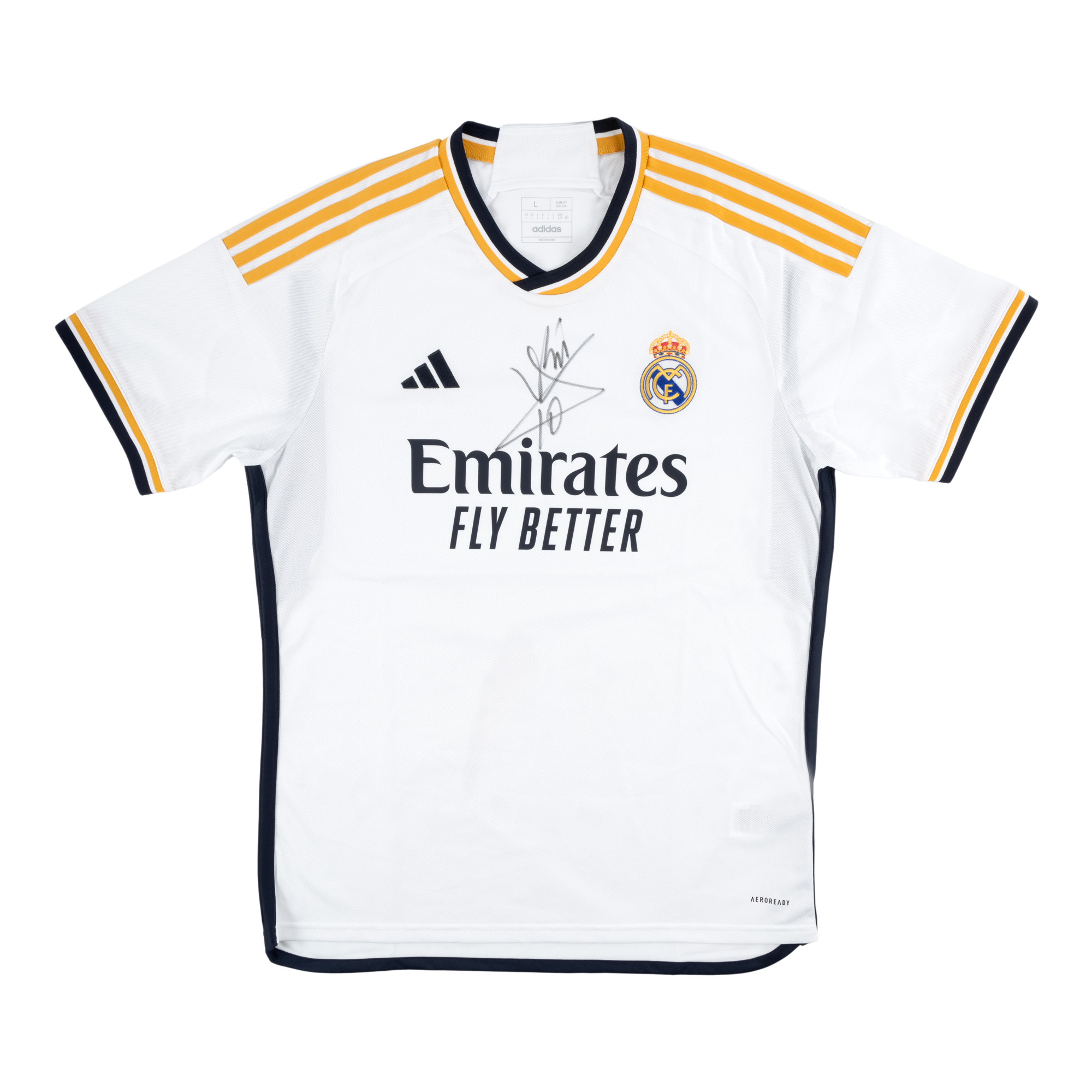 Tricou Real Madrid, cu semnătura olografă a lui Gheorghe Hagi, 2023-2024