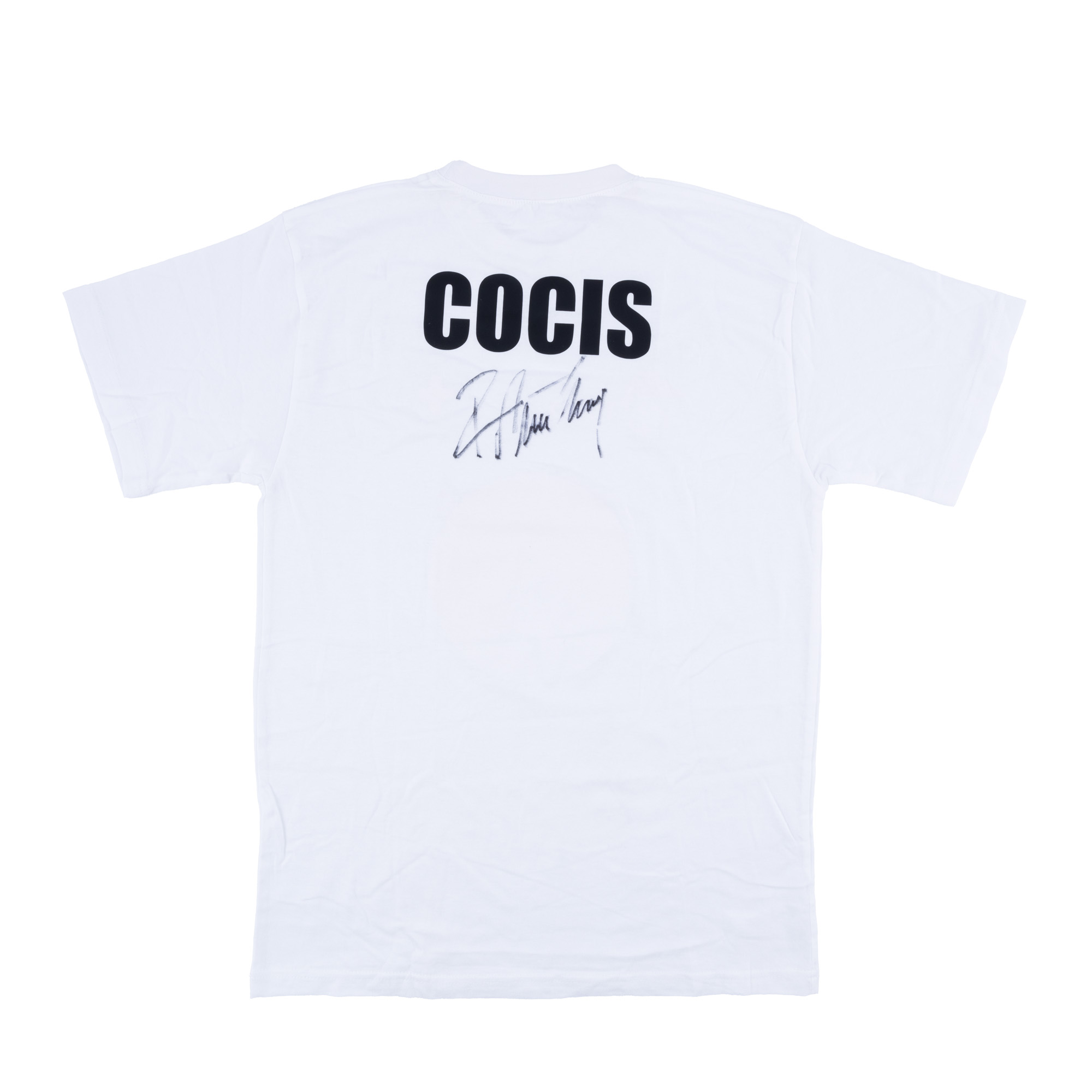 Tricou de colecție „Score for the Red Cross”, cu semnătura olografă a lui Răzvan Cociș