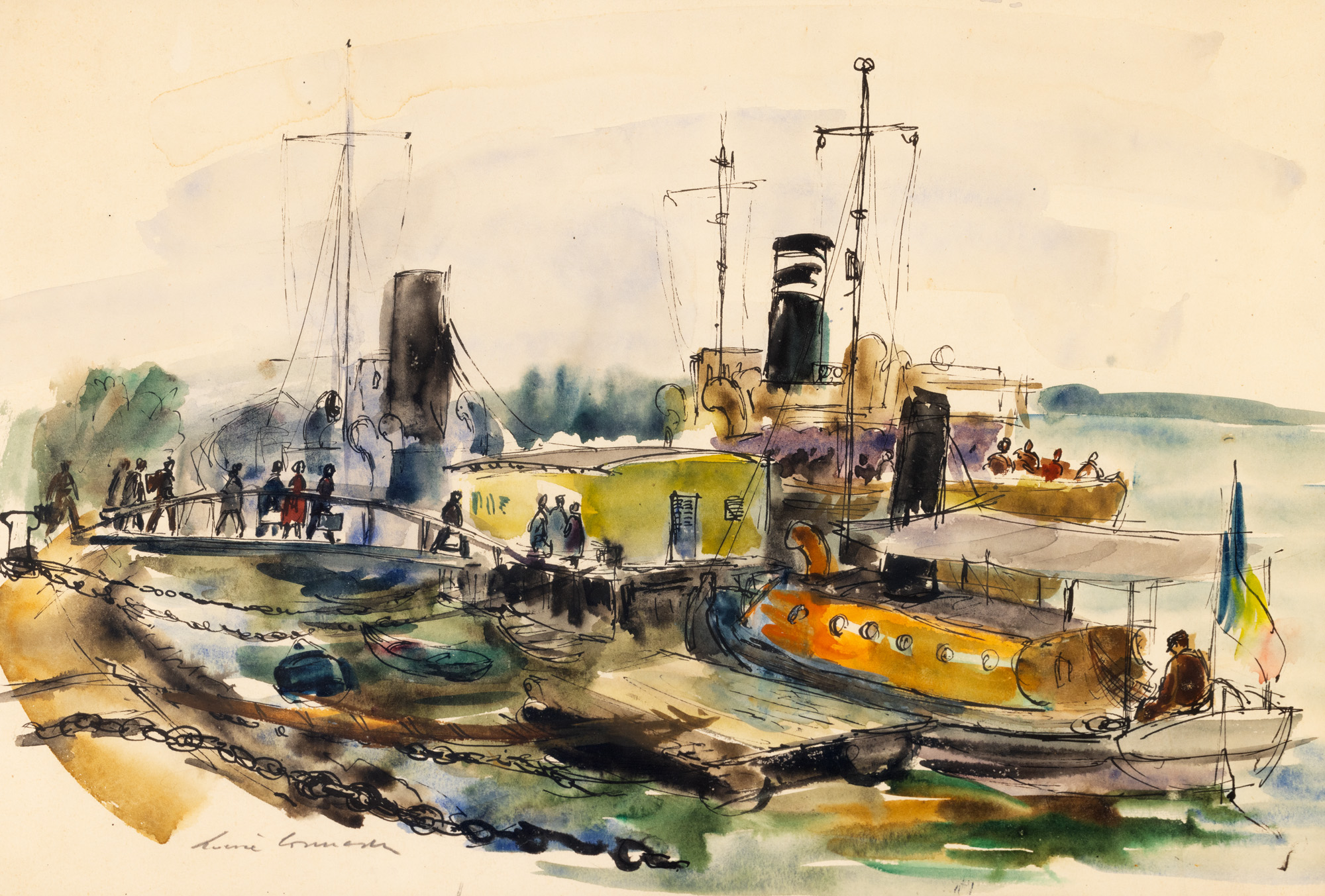 Embarkation at Tulcea