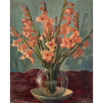 Vase with Gladiolus
