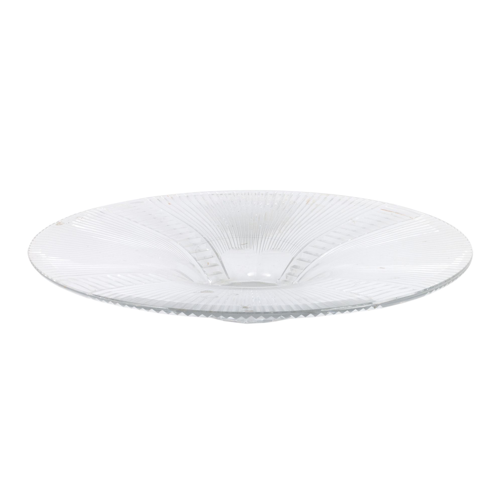 Crystal Platter, first half of the 20th century